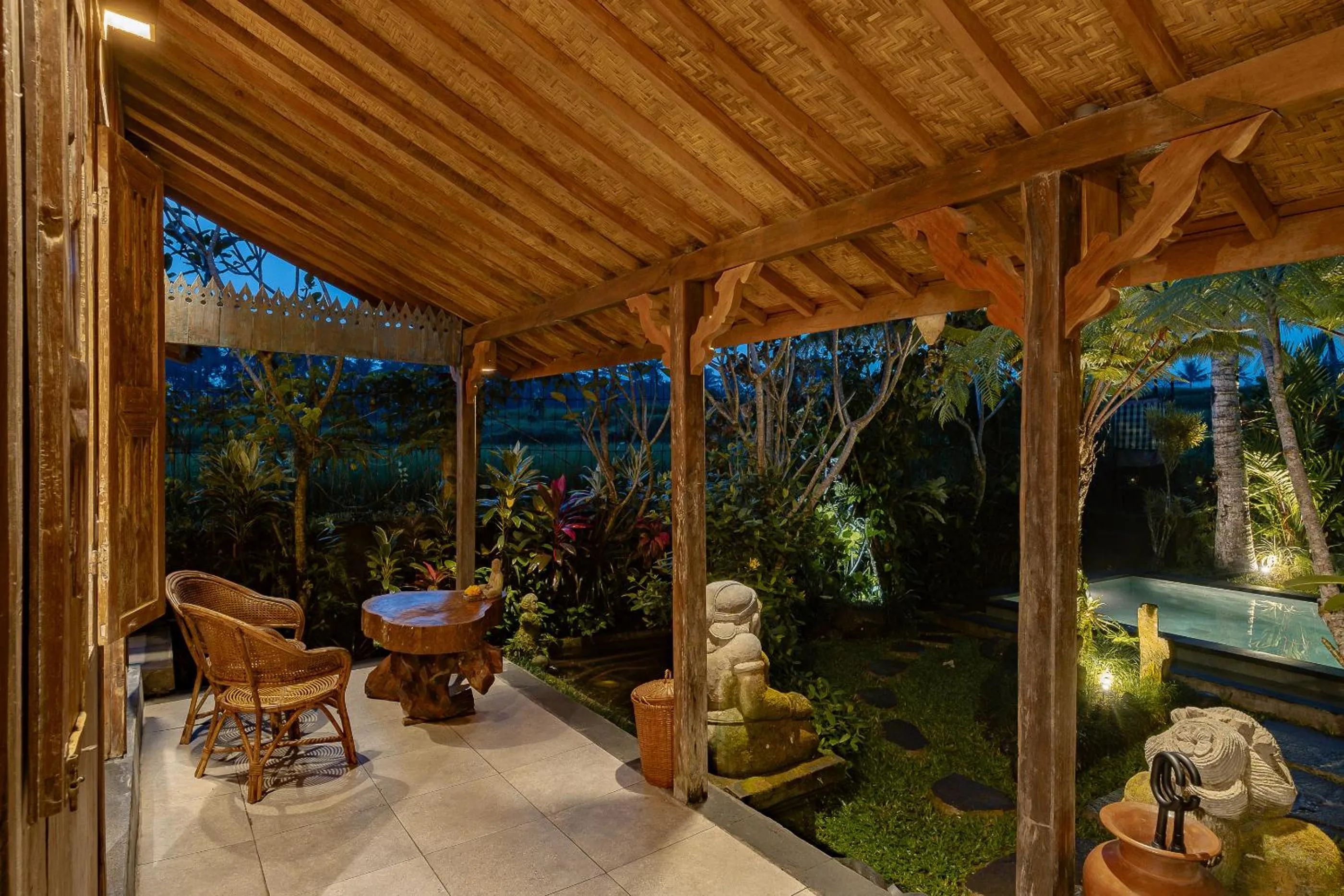 Garden in Moringa Ubud Villa