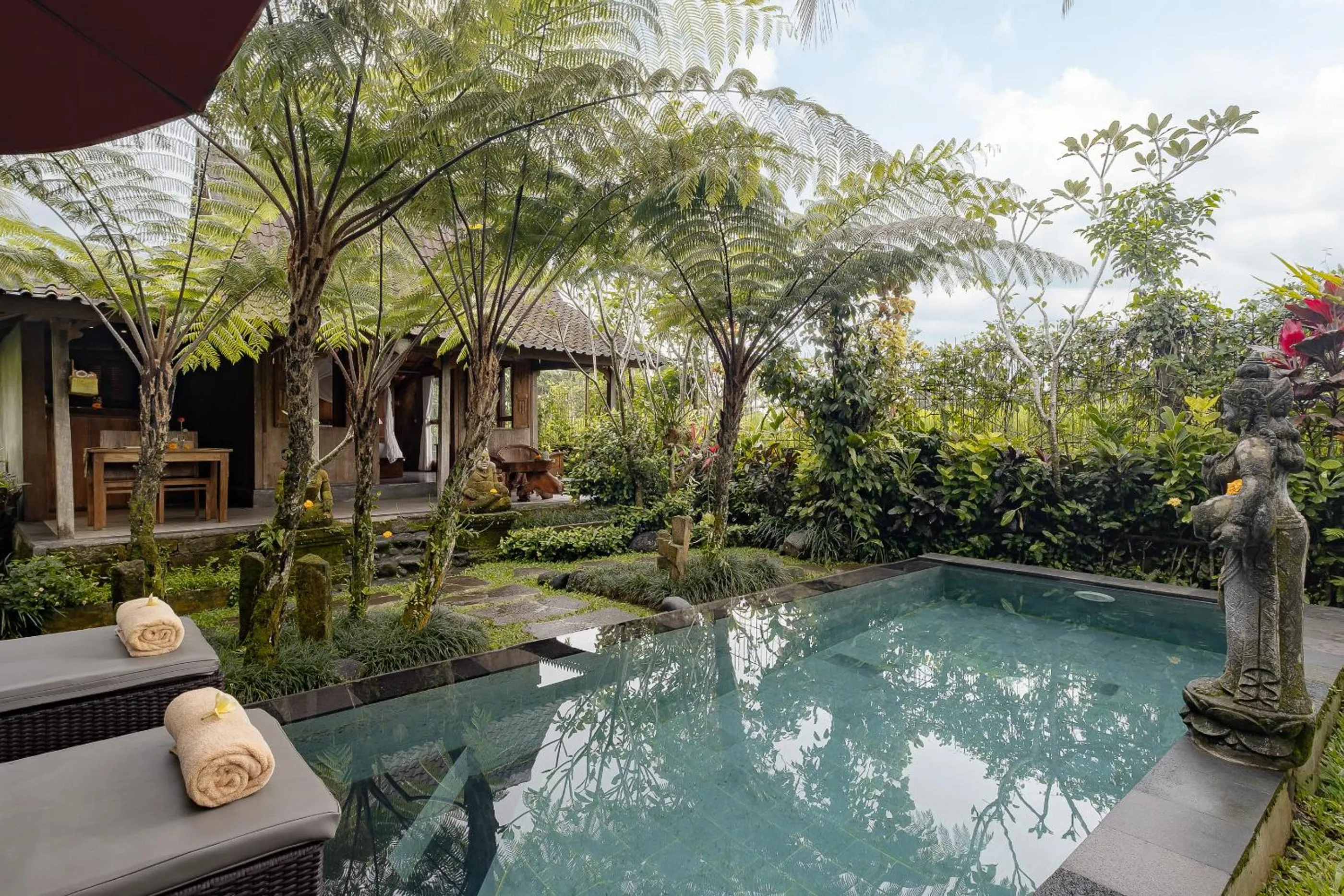 Property building in Moringa Ubud Villa
