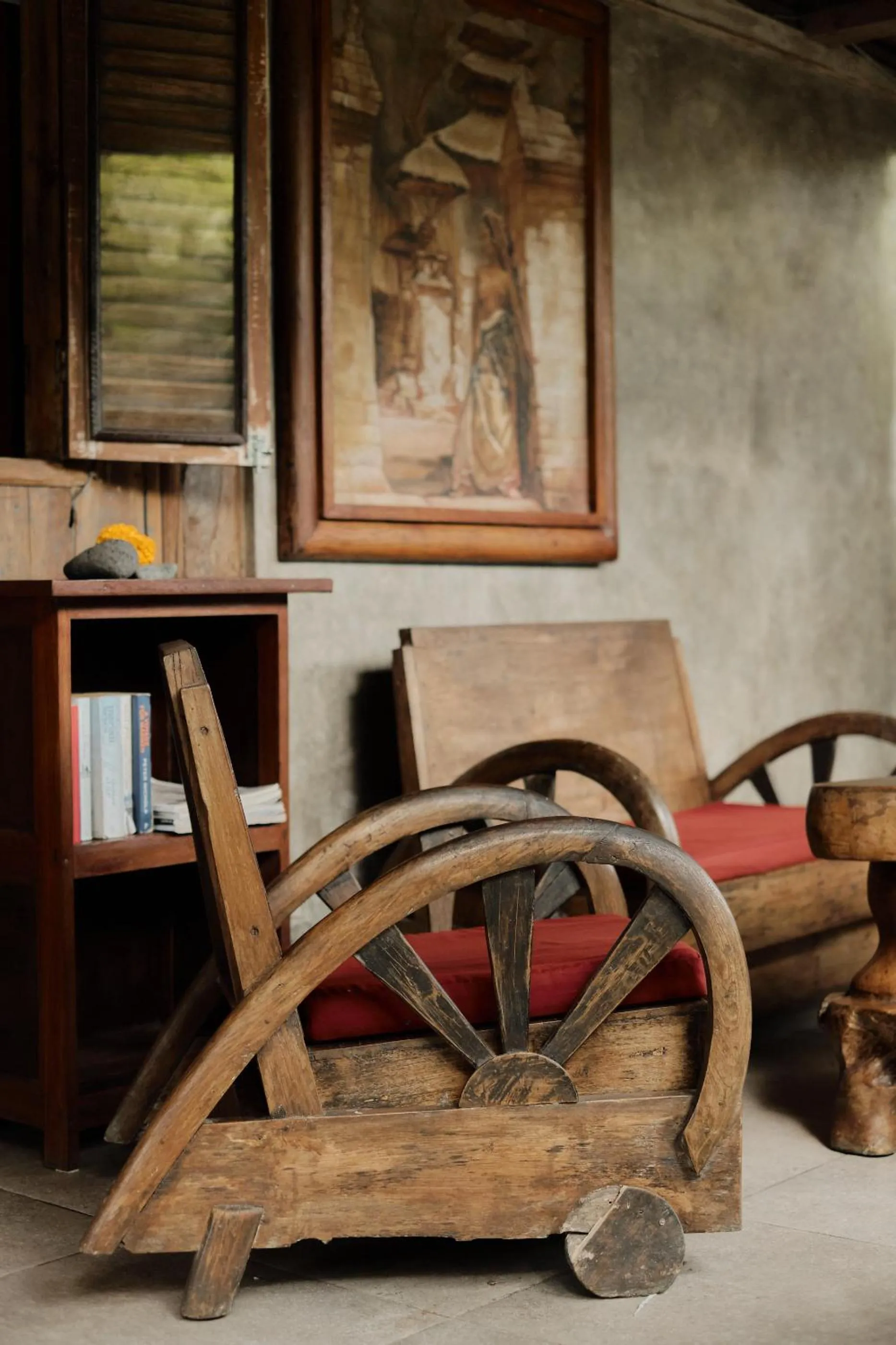 Living room in Moringa Ubud Villa