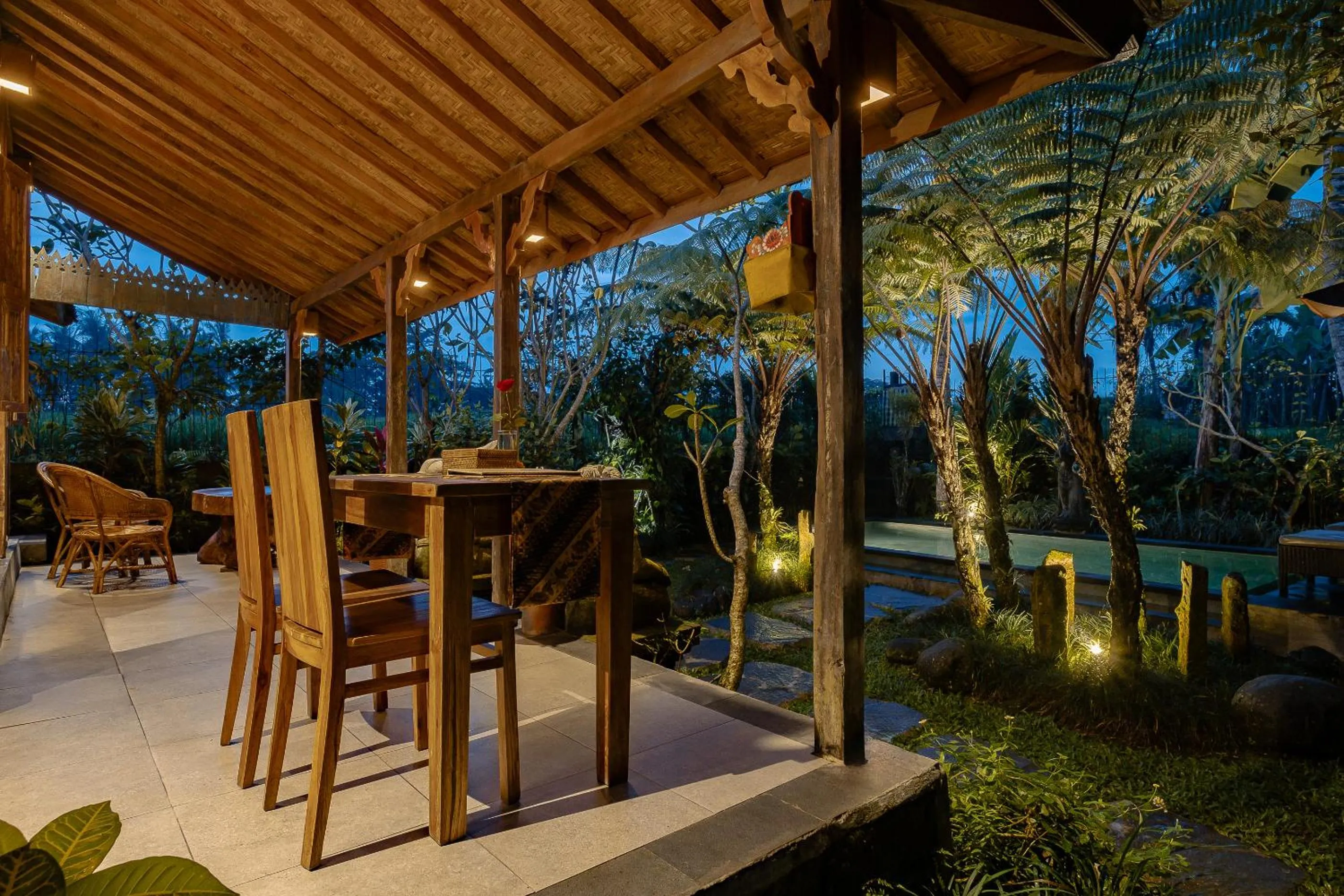 Garden in Moringa Ubud Villa