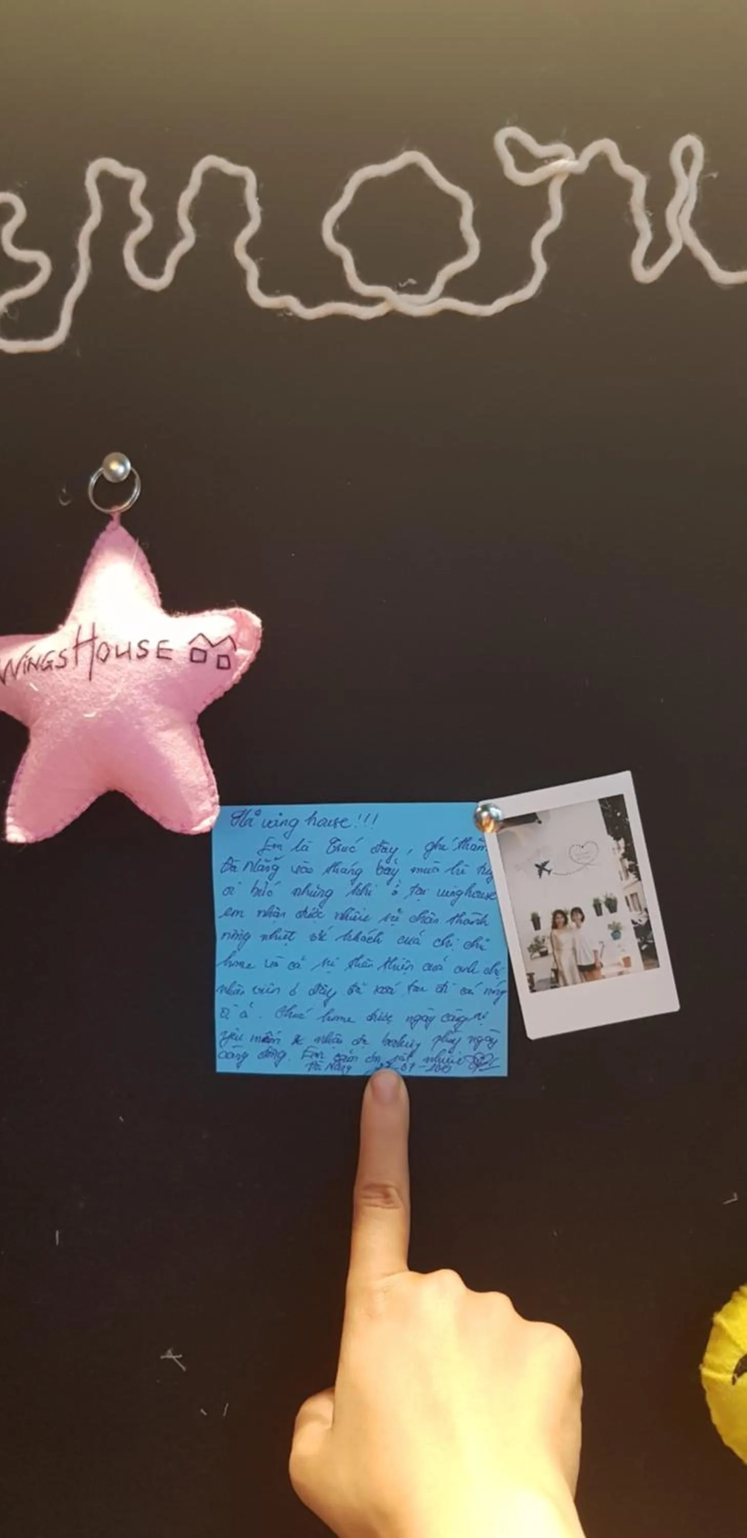 Decorative detail in Wings House