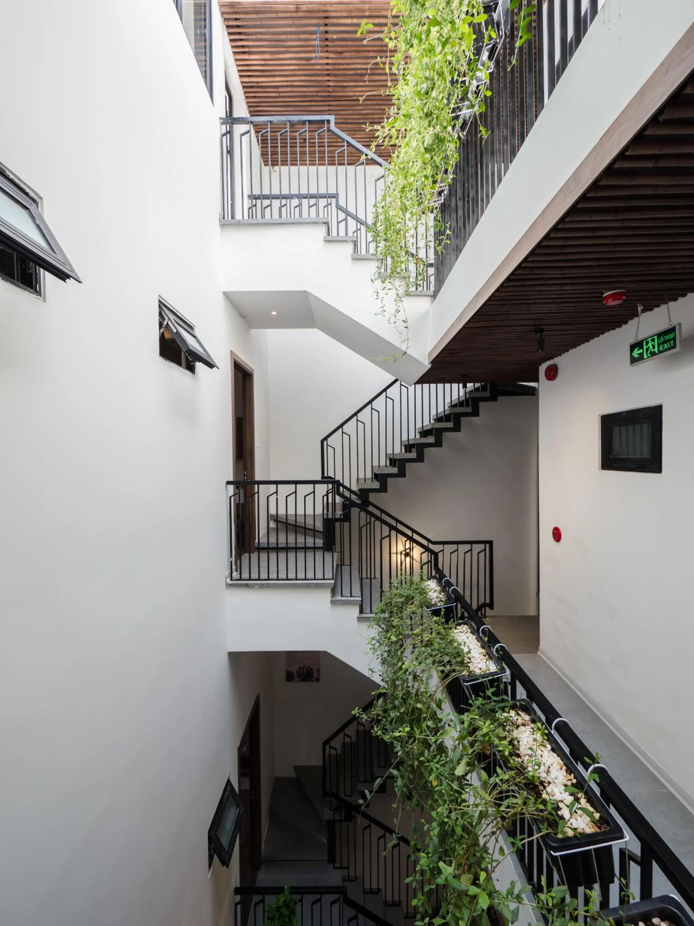Seating area in Wings House