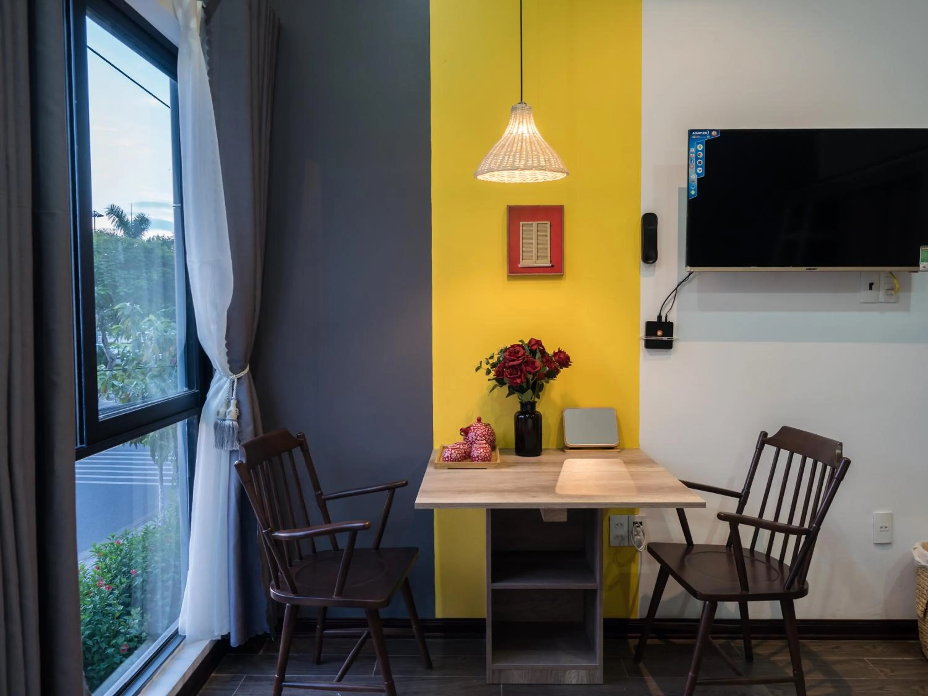 Seating area in Wings House