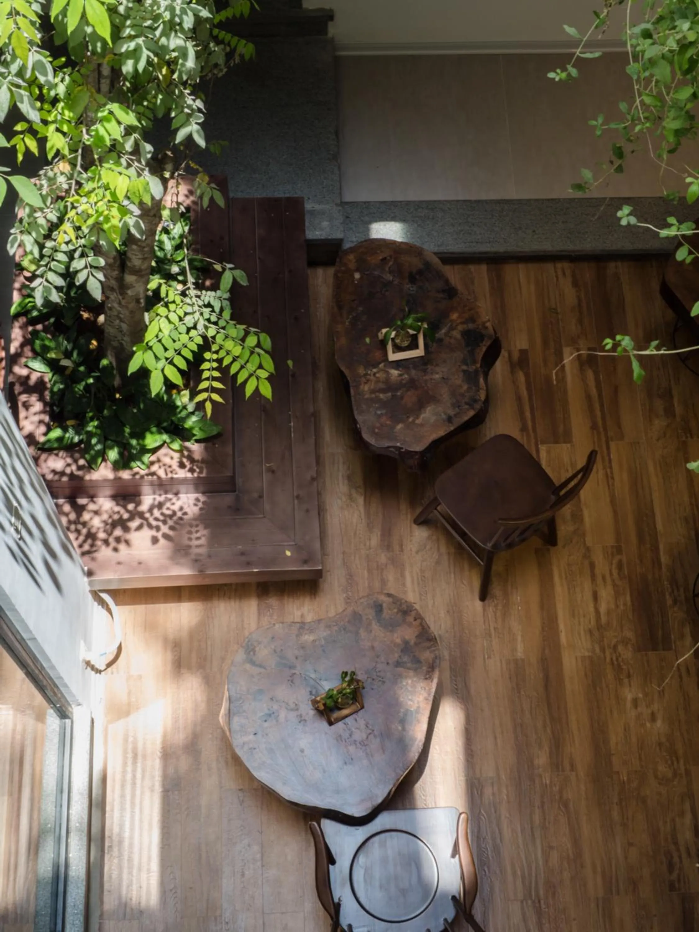 Seating area in Wings House