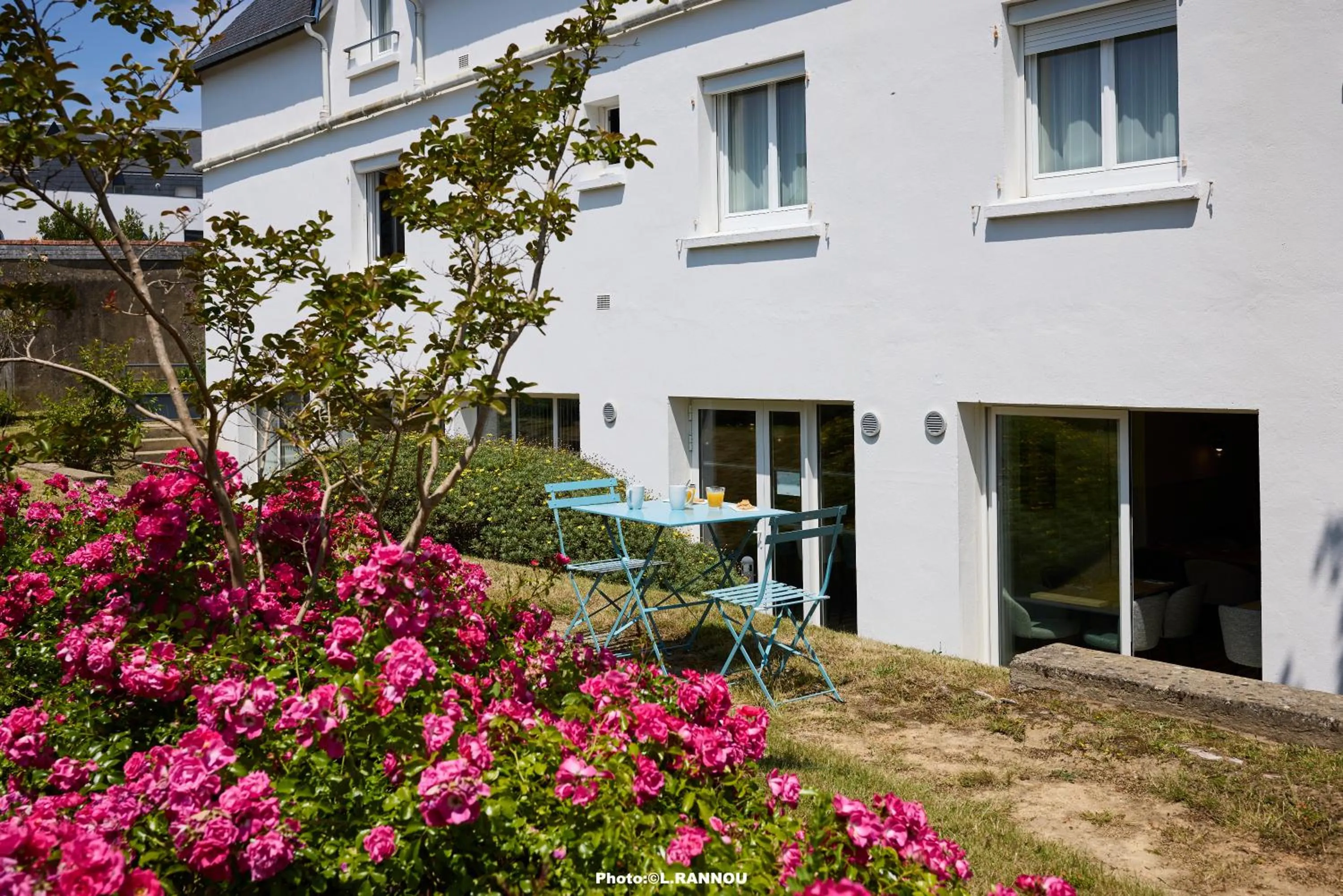 Garden in Quality Hotel La Marebaudière Vannes Centre