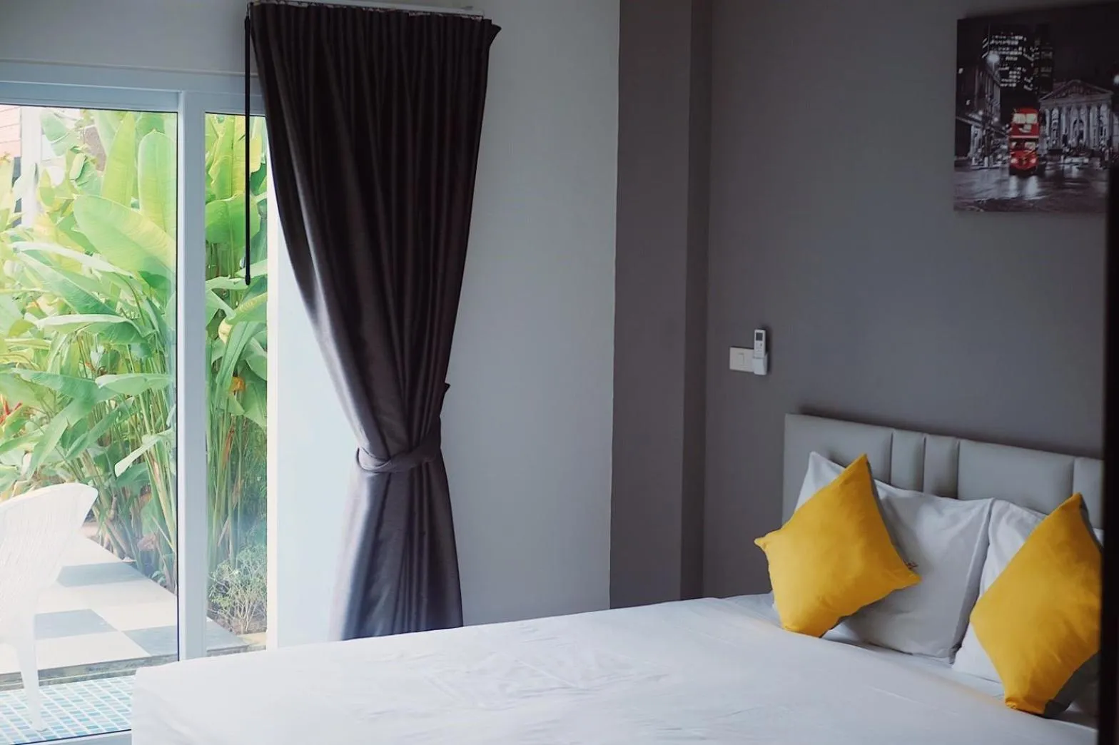 Bed in Big Buddha Hillside Hotel