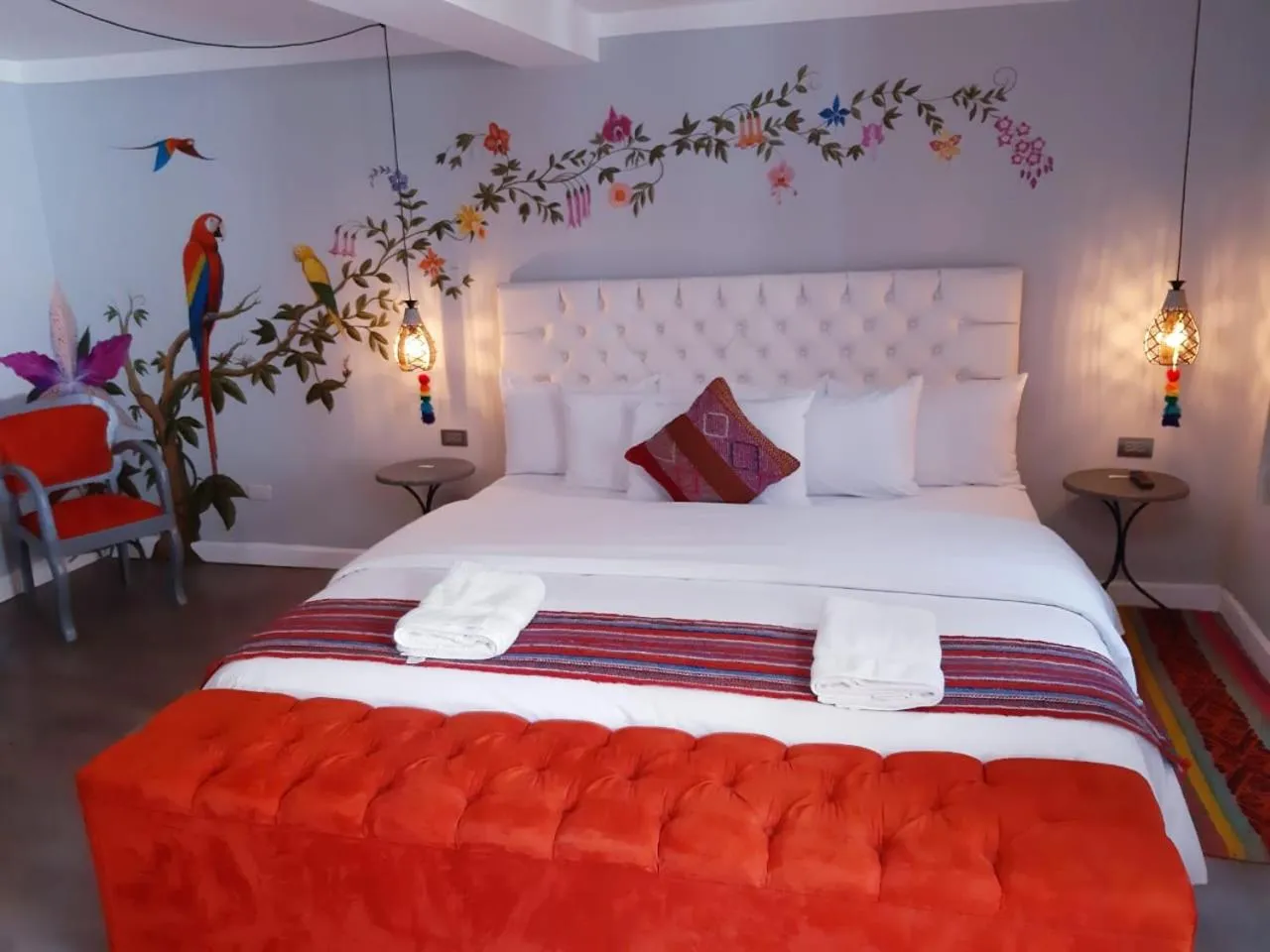 Photo of the whole room, Bed in Home Garden Hotel