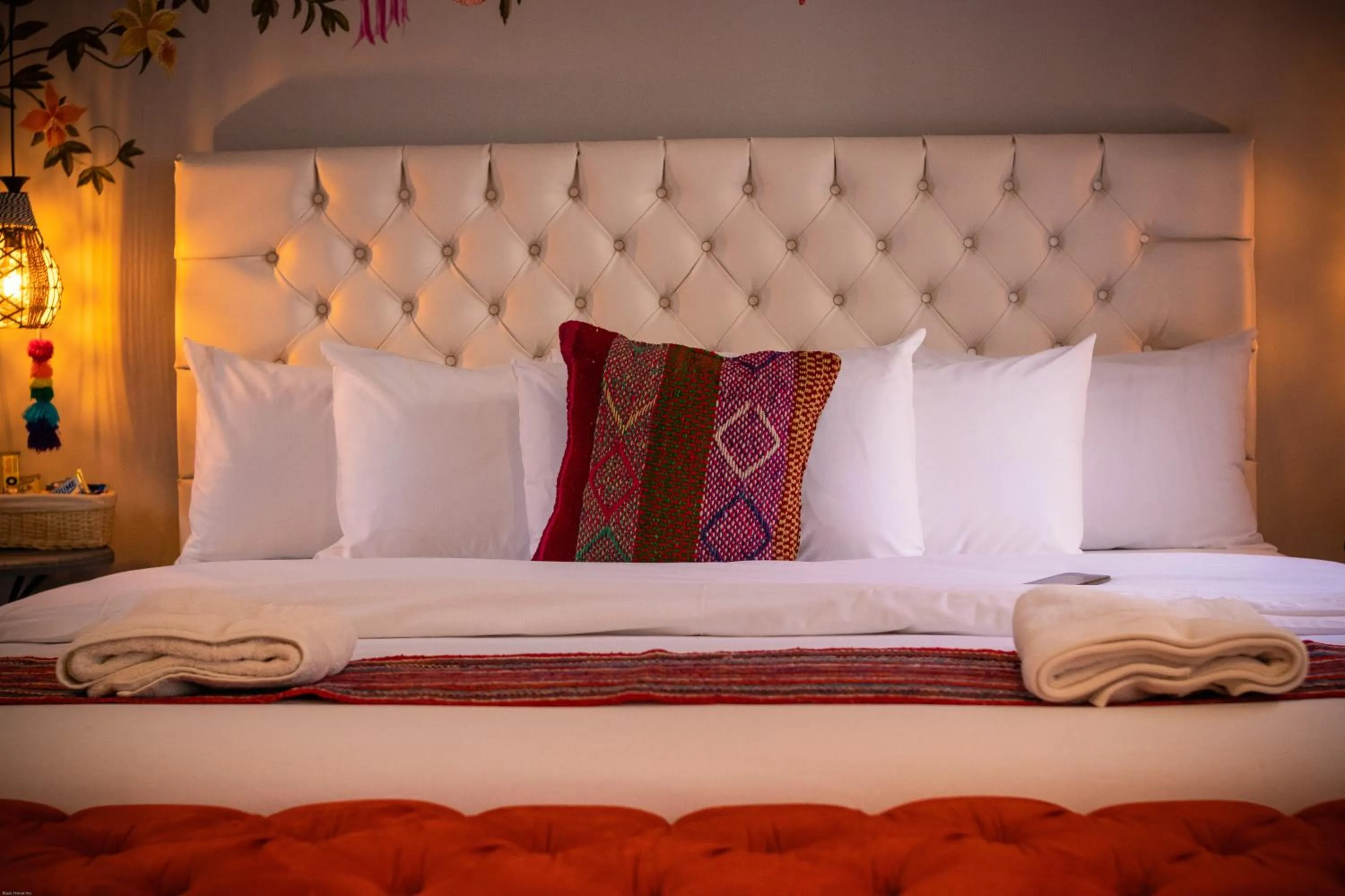 Bed in Home Garden Hotel