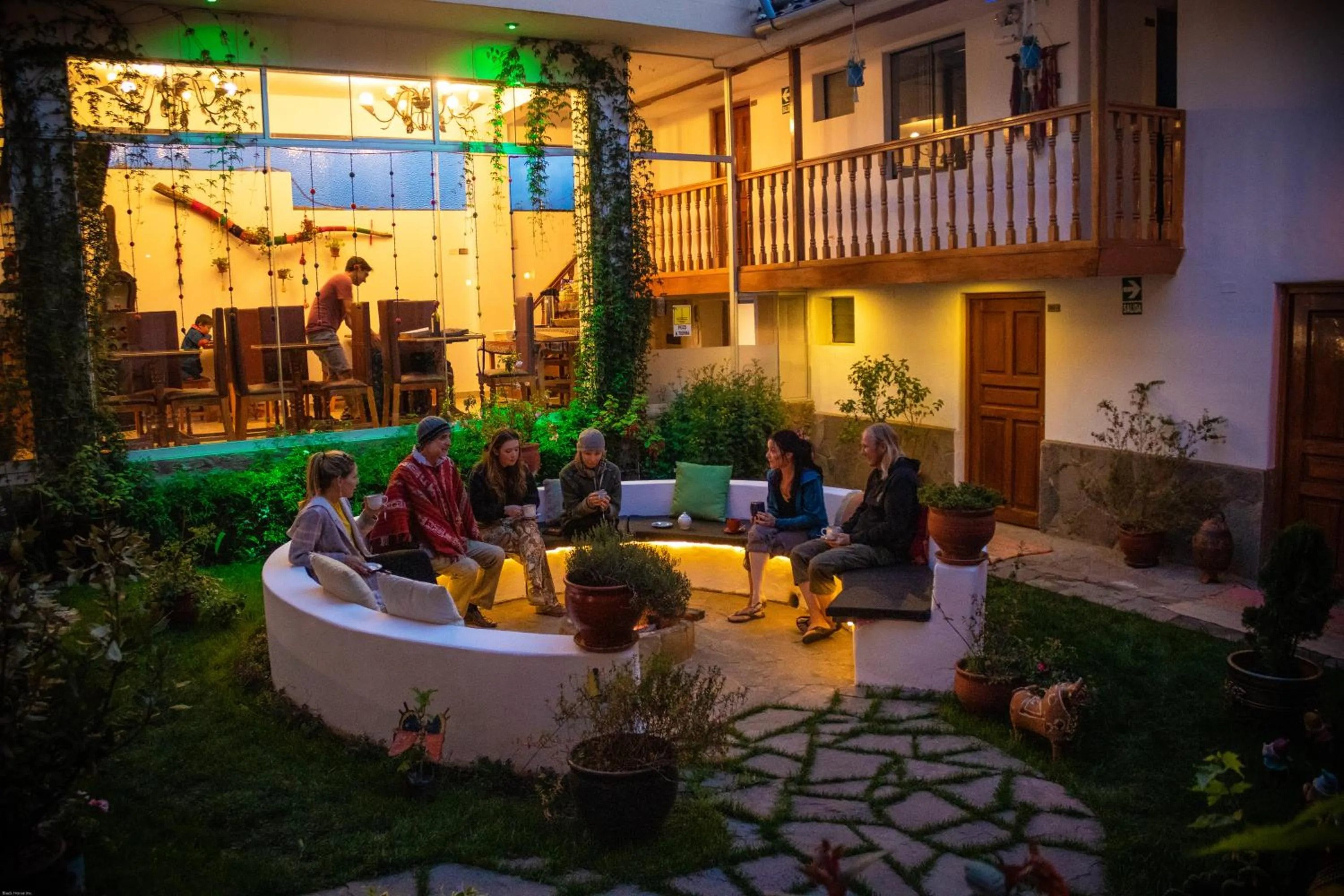 Patio in Home Garden Hotel