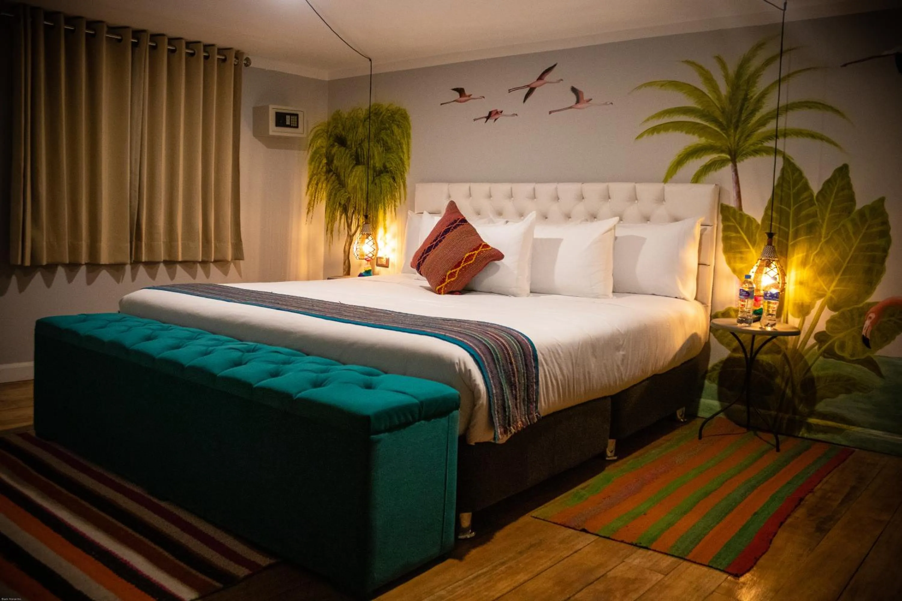 Bed in Home Garden Hotel