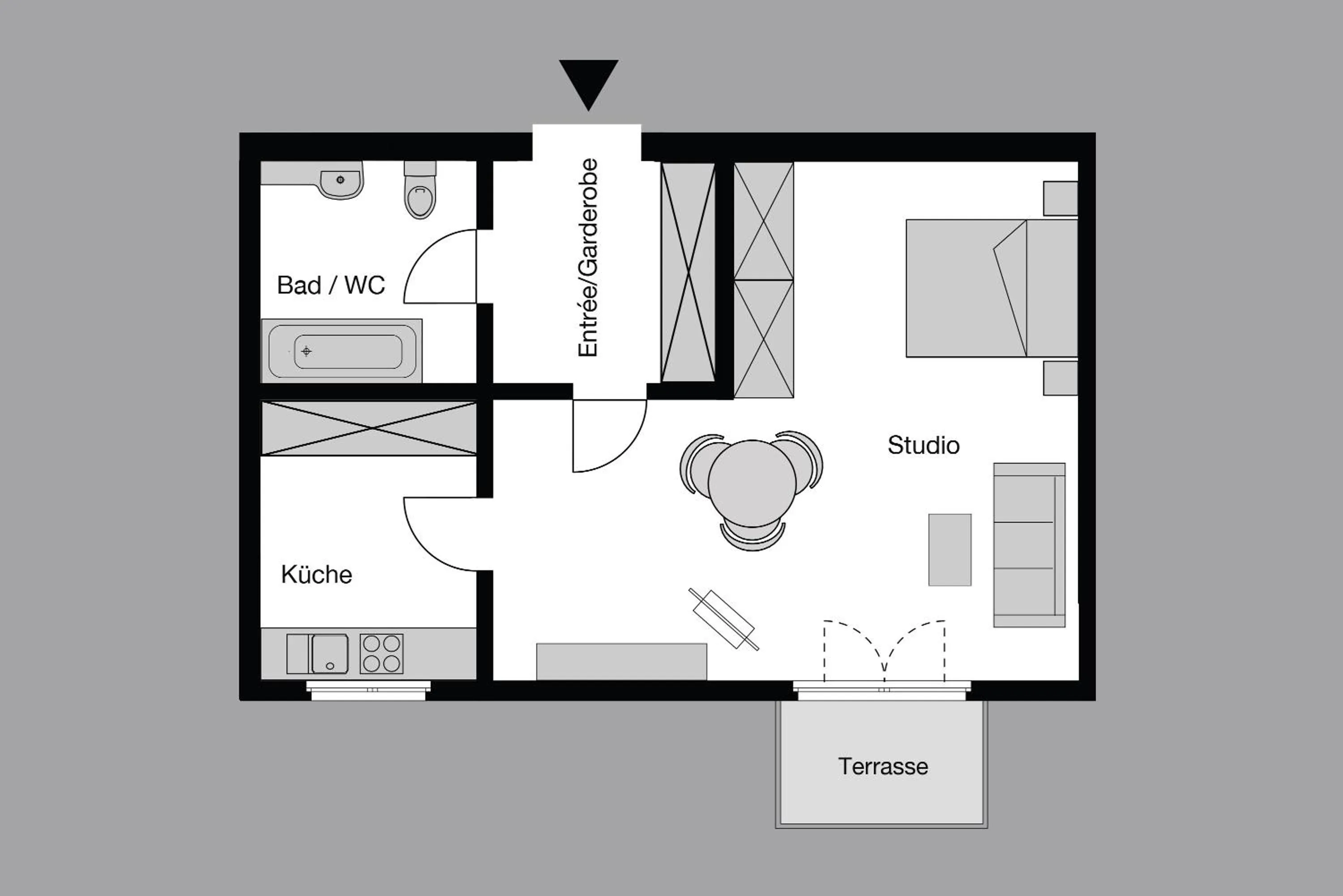Floor plan in CITY STAY - Kirchweg