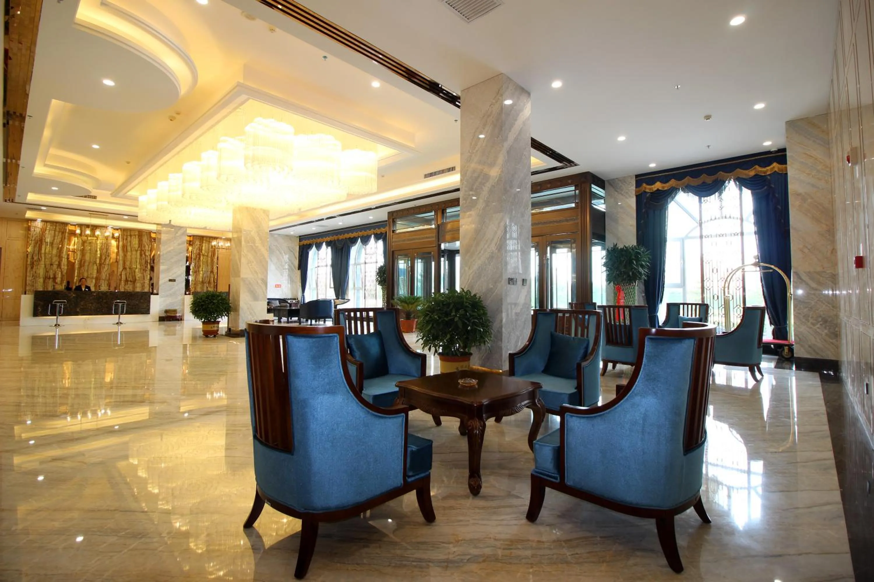 Lobby or reception in Zhangye KAI RUI Hotel