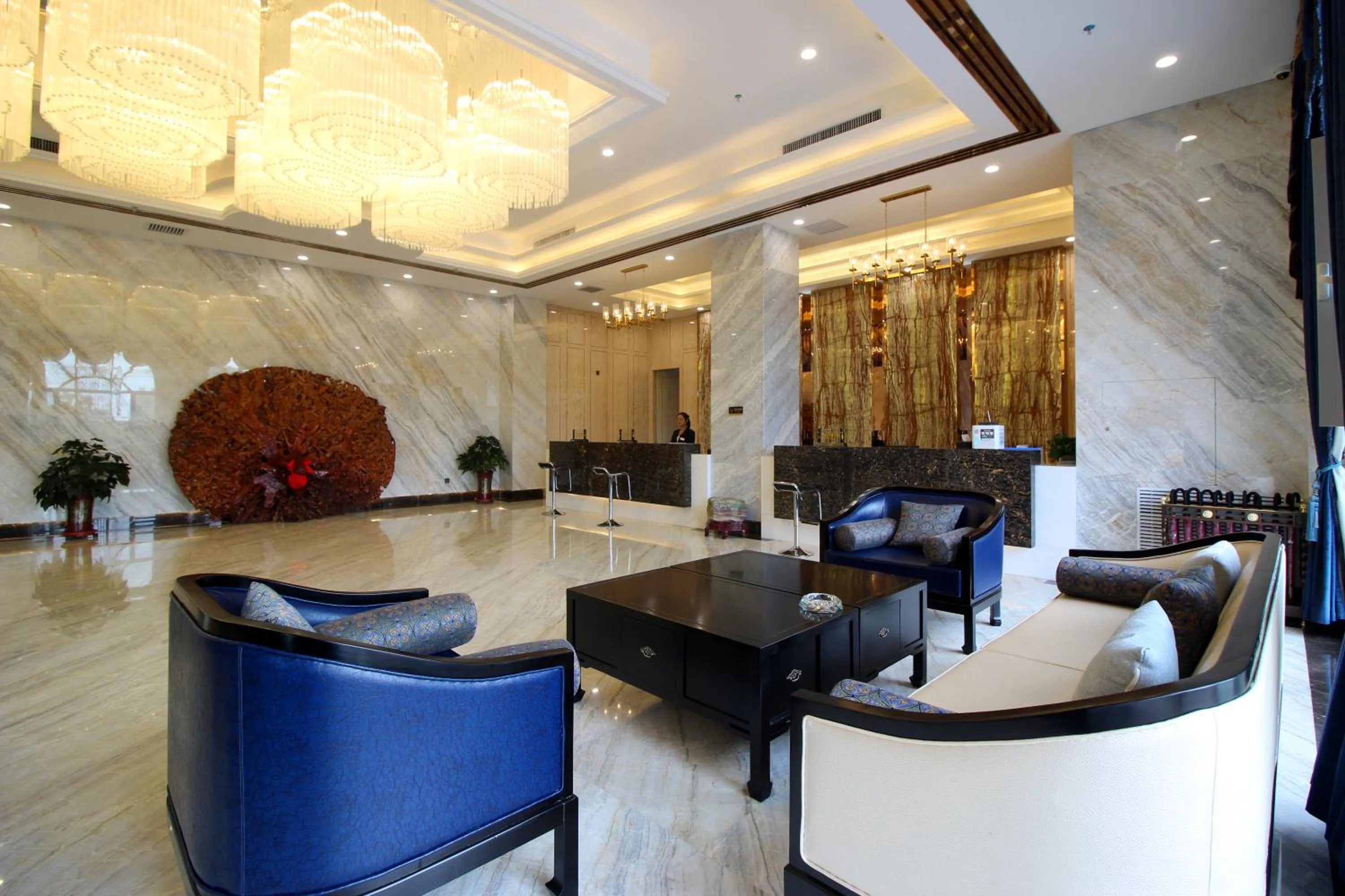 Living room in Zhangye KAI RUI Hotel