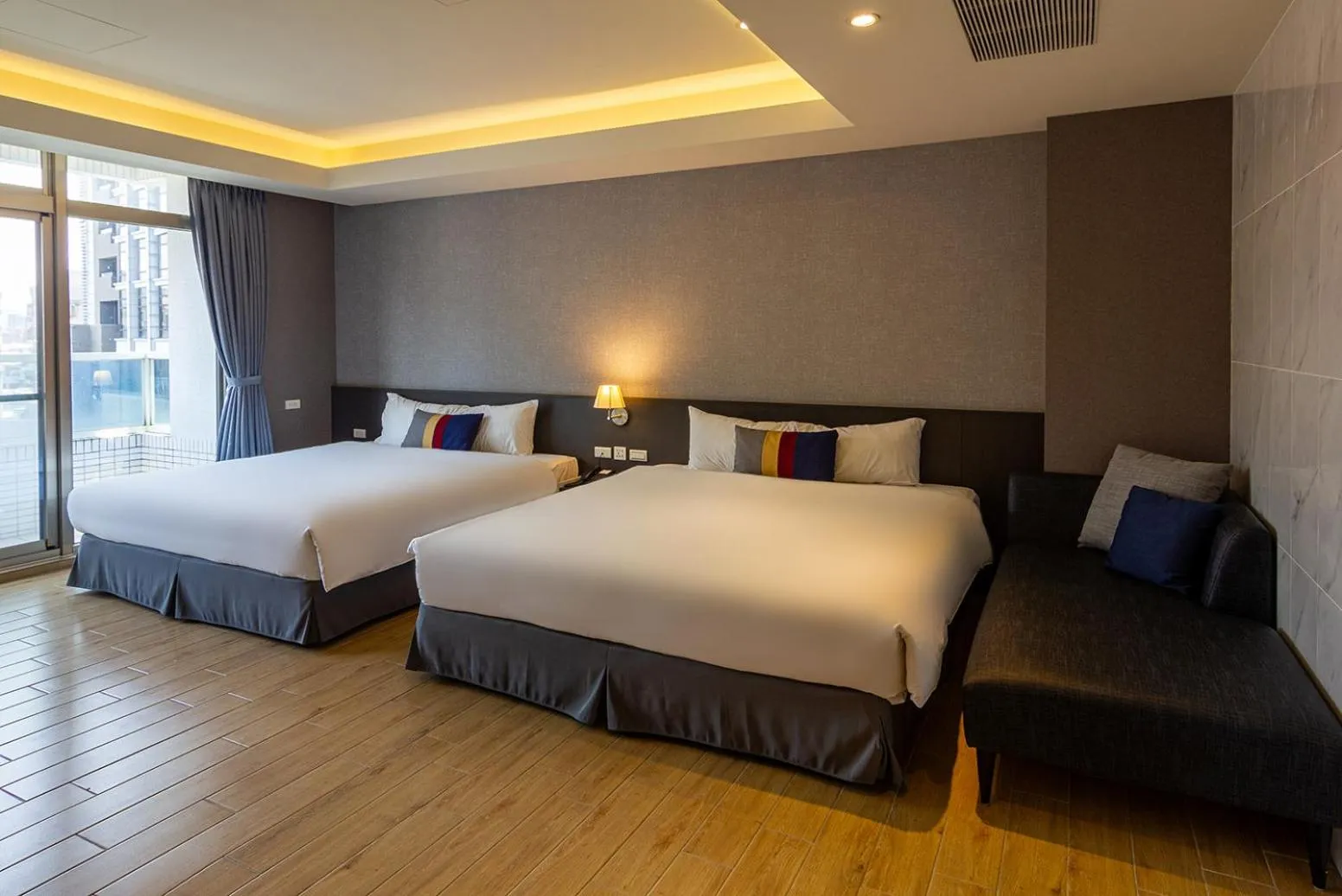 Bed in CHECK inn New Taipei LuZhou