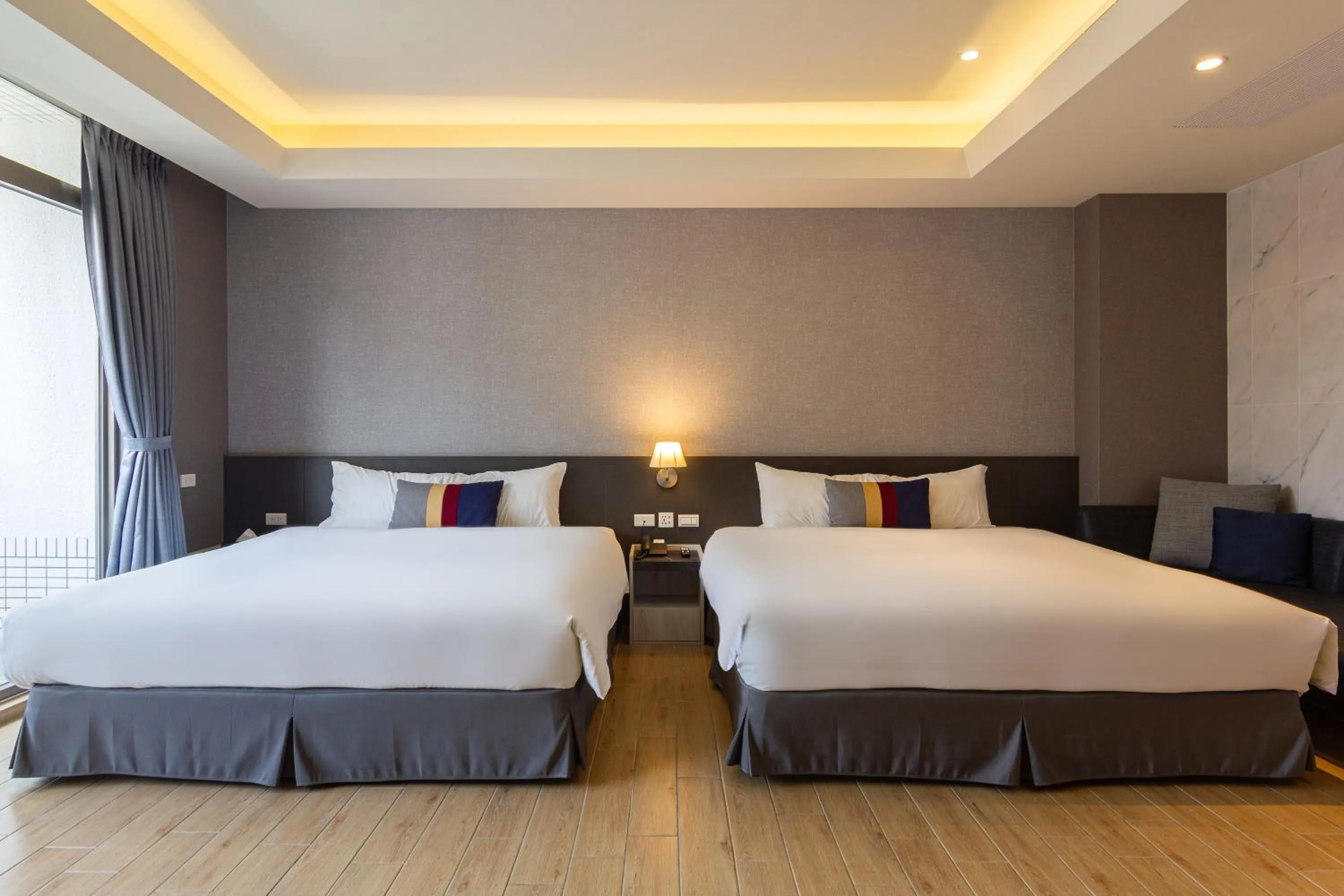 bunk bed, Bed in CHECK inn New Taipei LuZhou