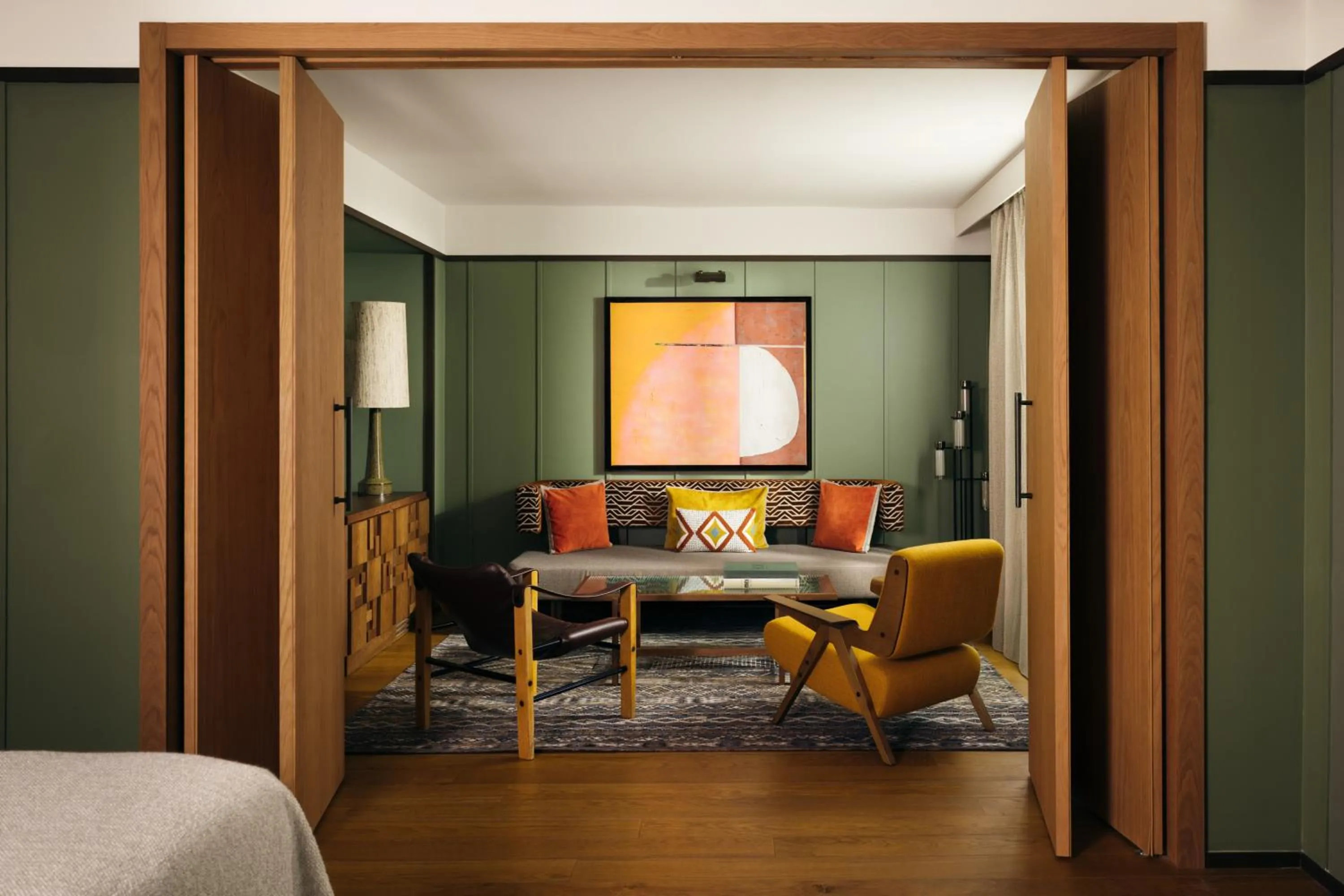 Living room, Bed in Norman Paris Hôtel & Spa