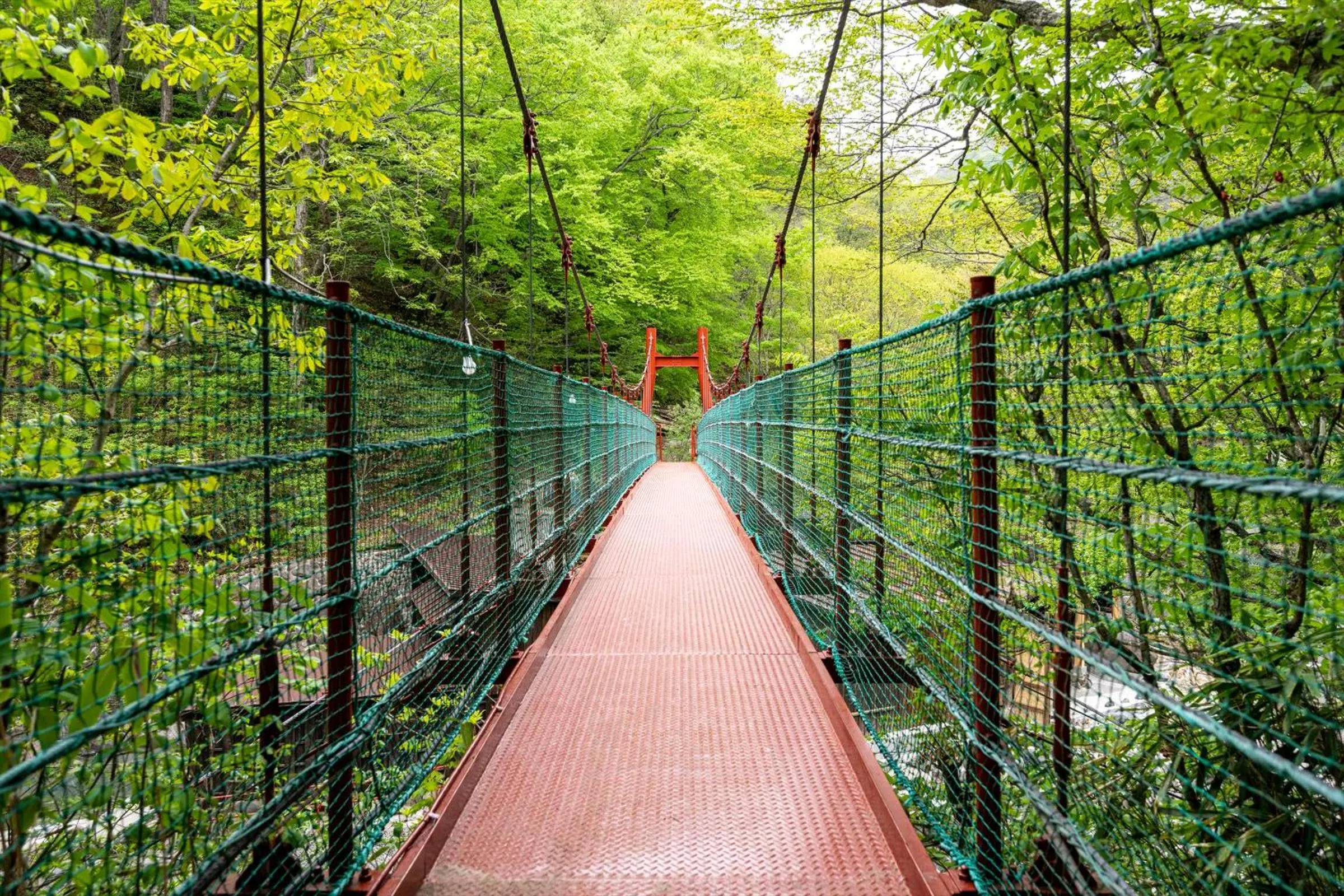 River view in Nikko Nationalpark Kawamata Onsen KURA