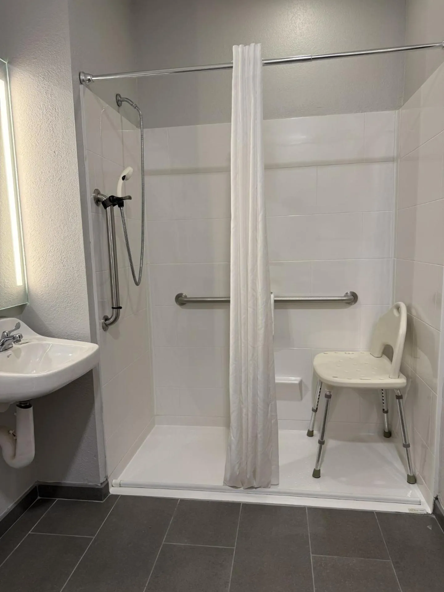 Facility for disabled guests in Microtel Inn & Suites by Wyndham Wheeling at The Highlands