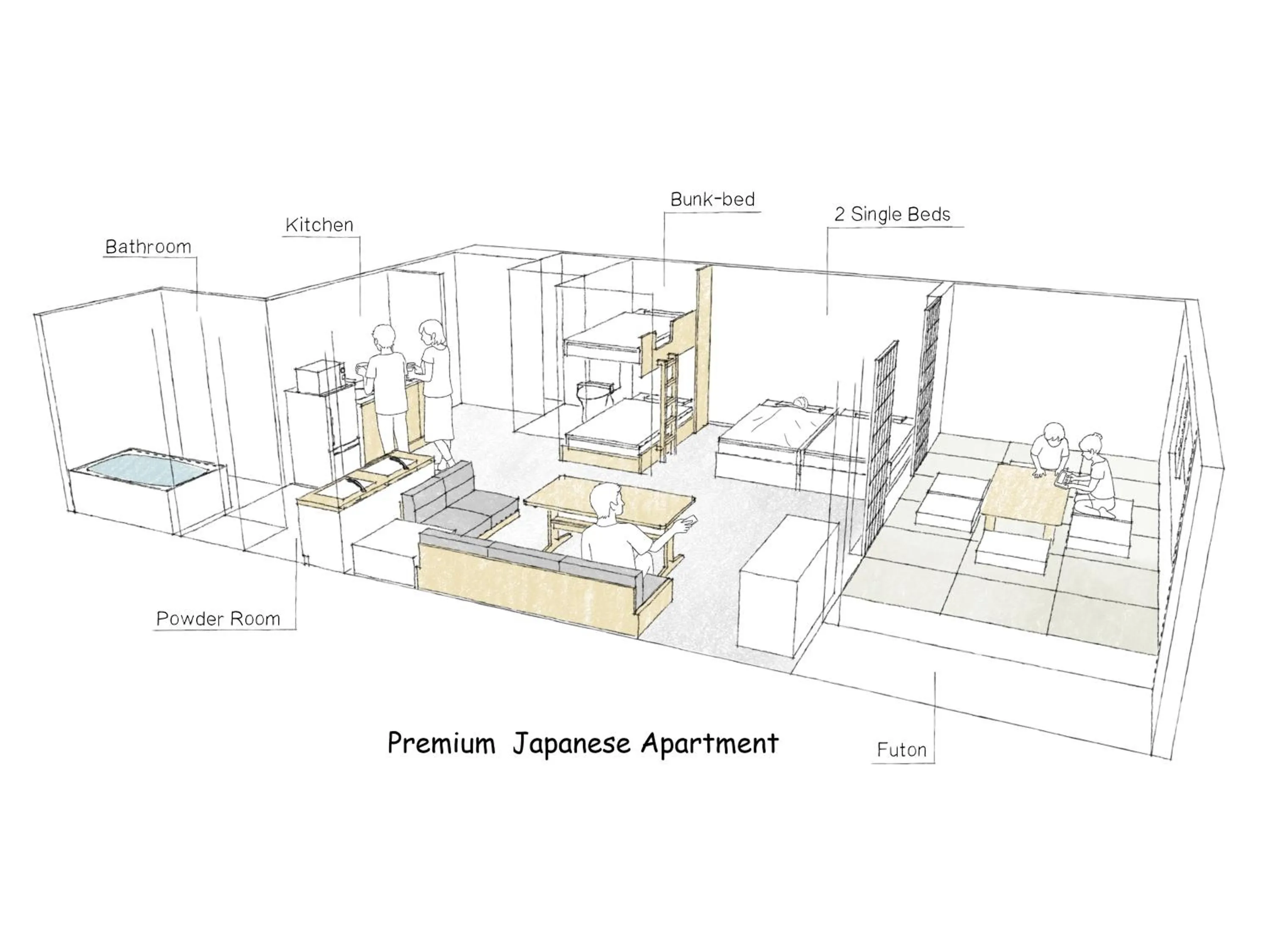 Floor plan in MIMARU Tokyo Ginza East