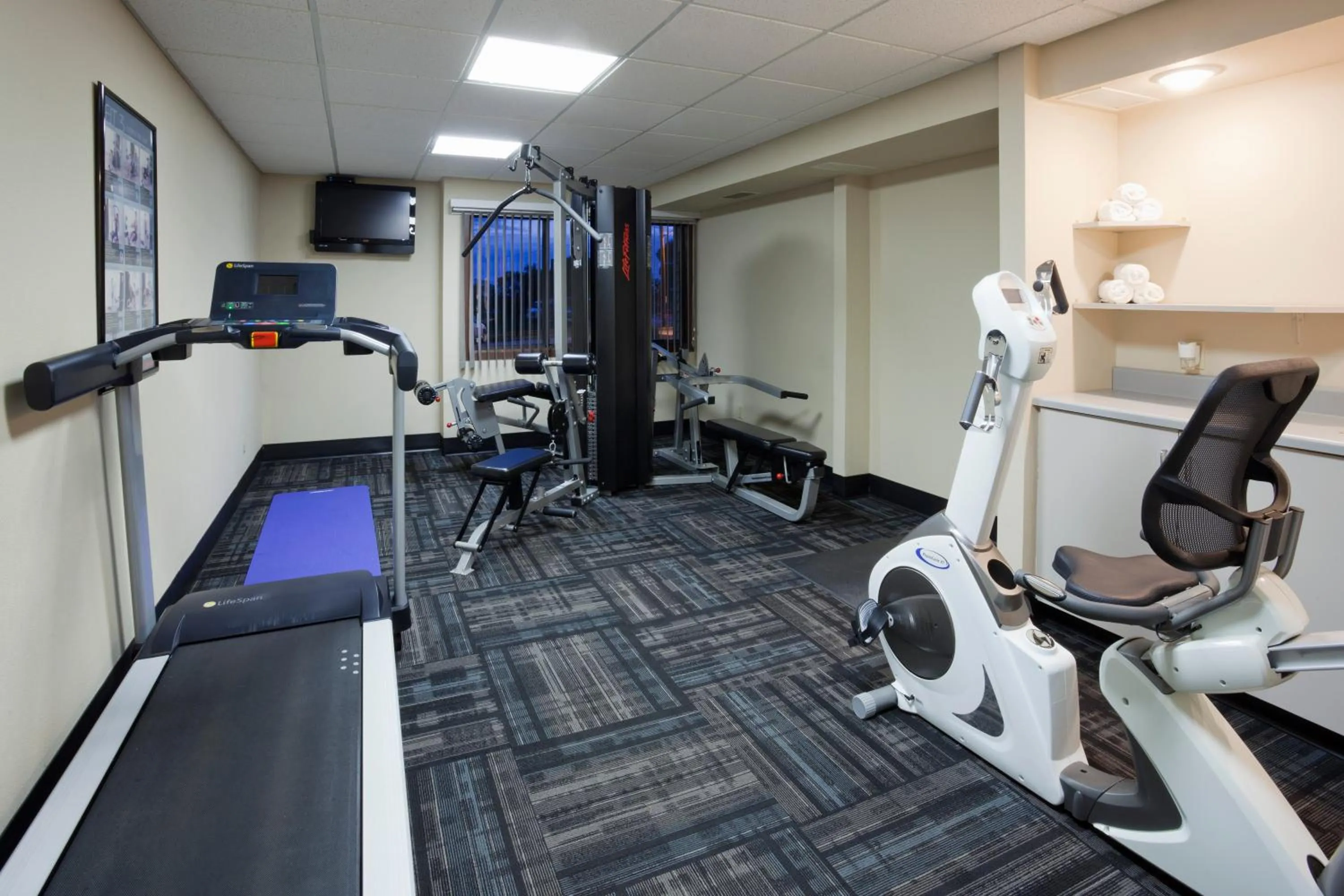 Fitness centre/facilities in Carrollton Hotel
