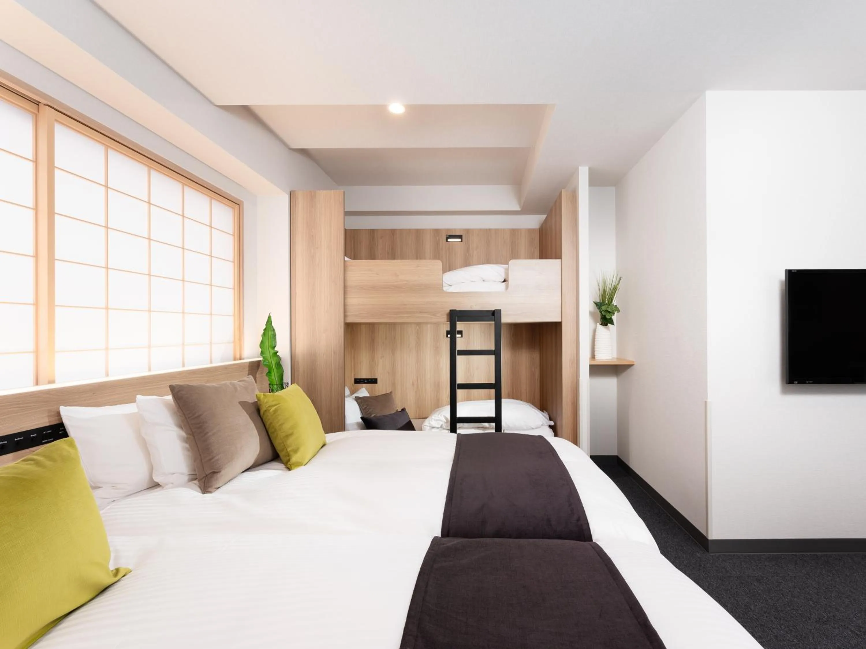 Bed in MIMARU Tokyo Ueno Okachimachi