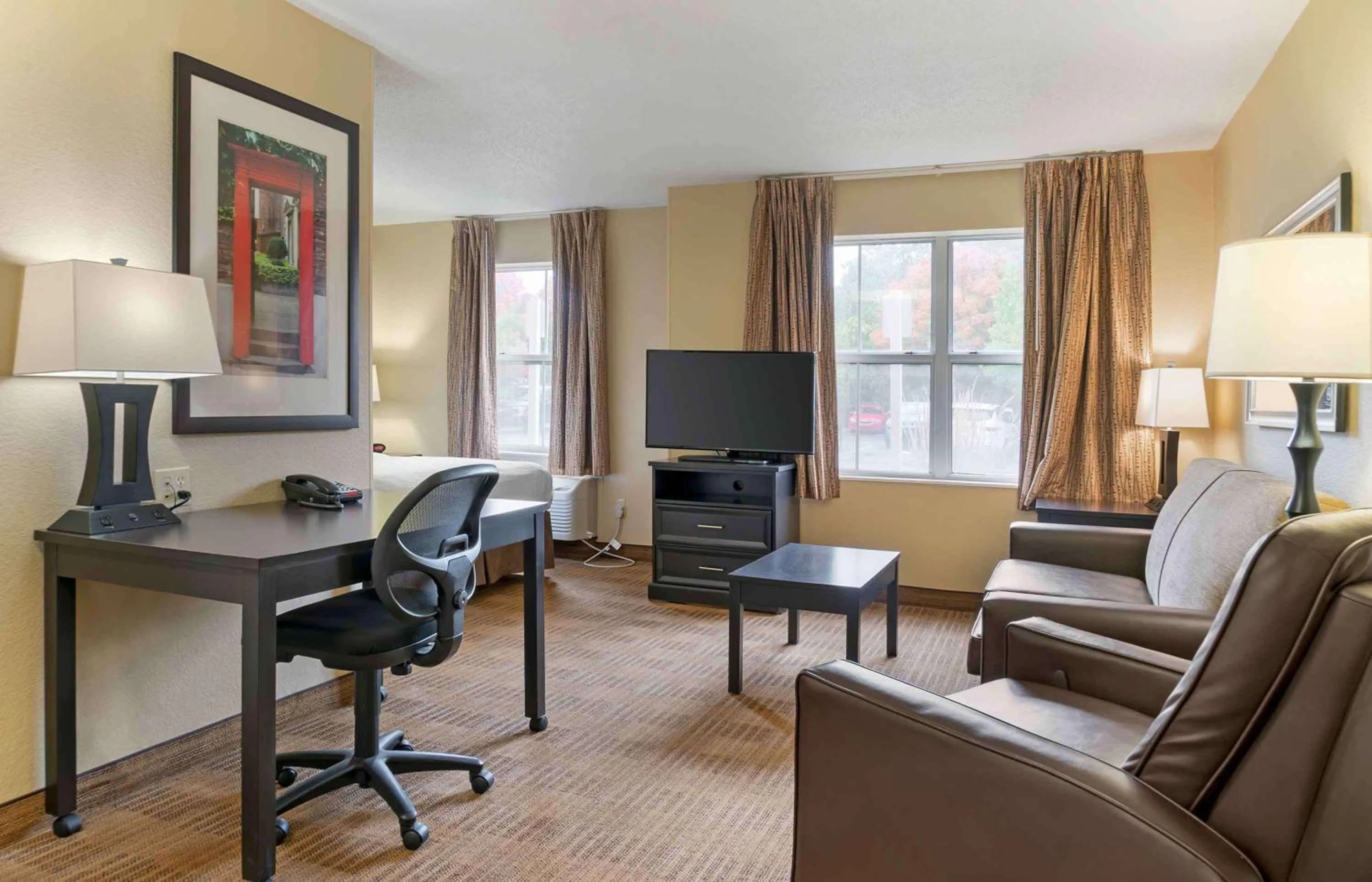 Bedroom in Extended Stay America Suites - Detroit - Novi - Orchard Hill Place