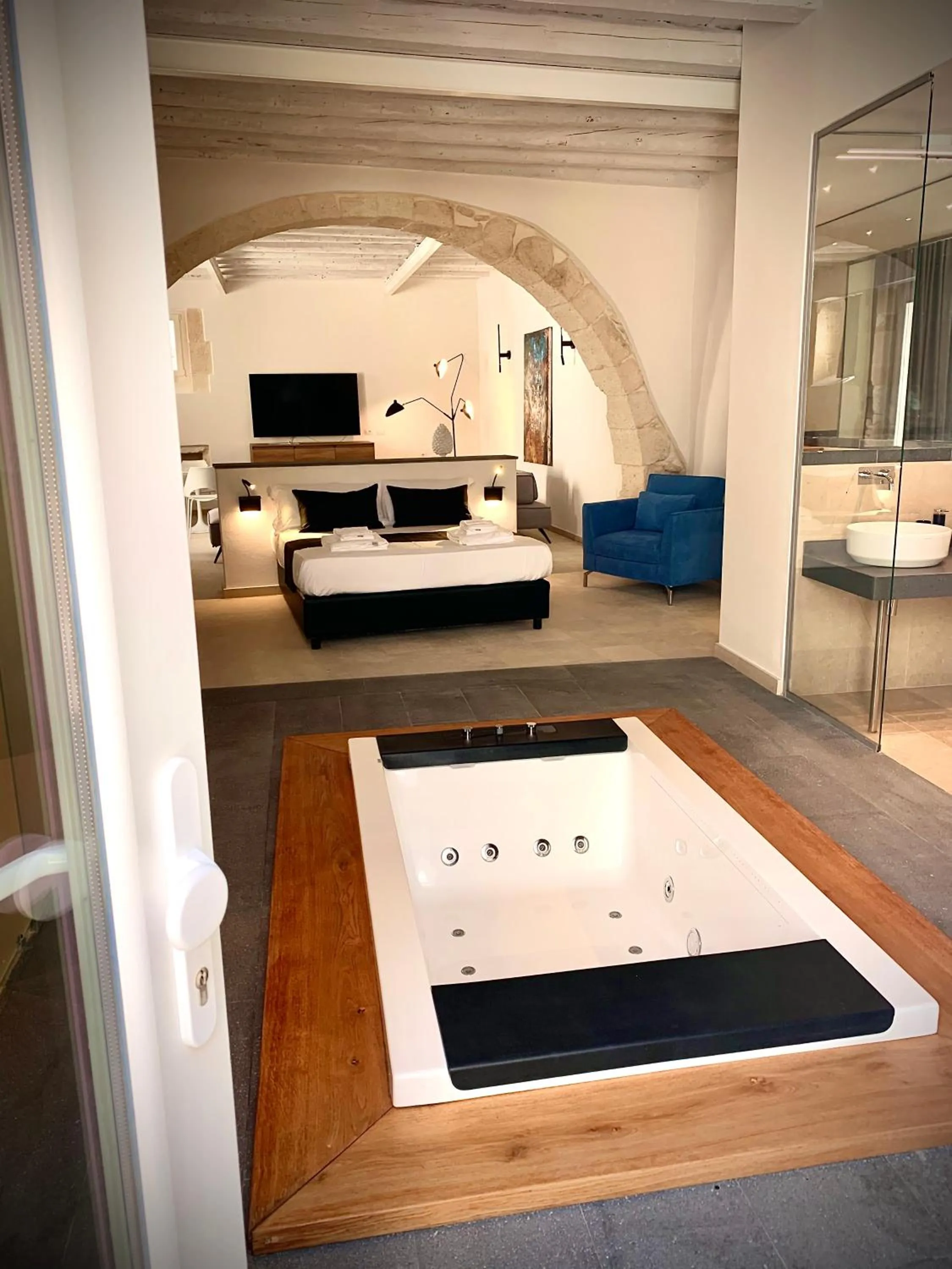 Bed in Isabella di Castiglia Apartments