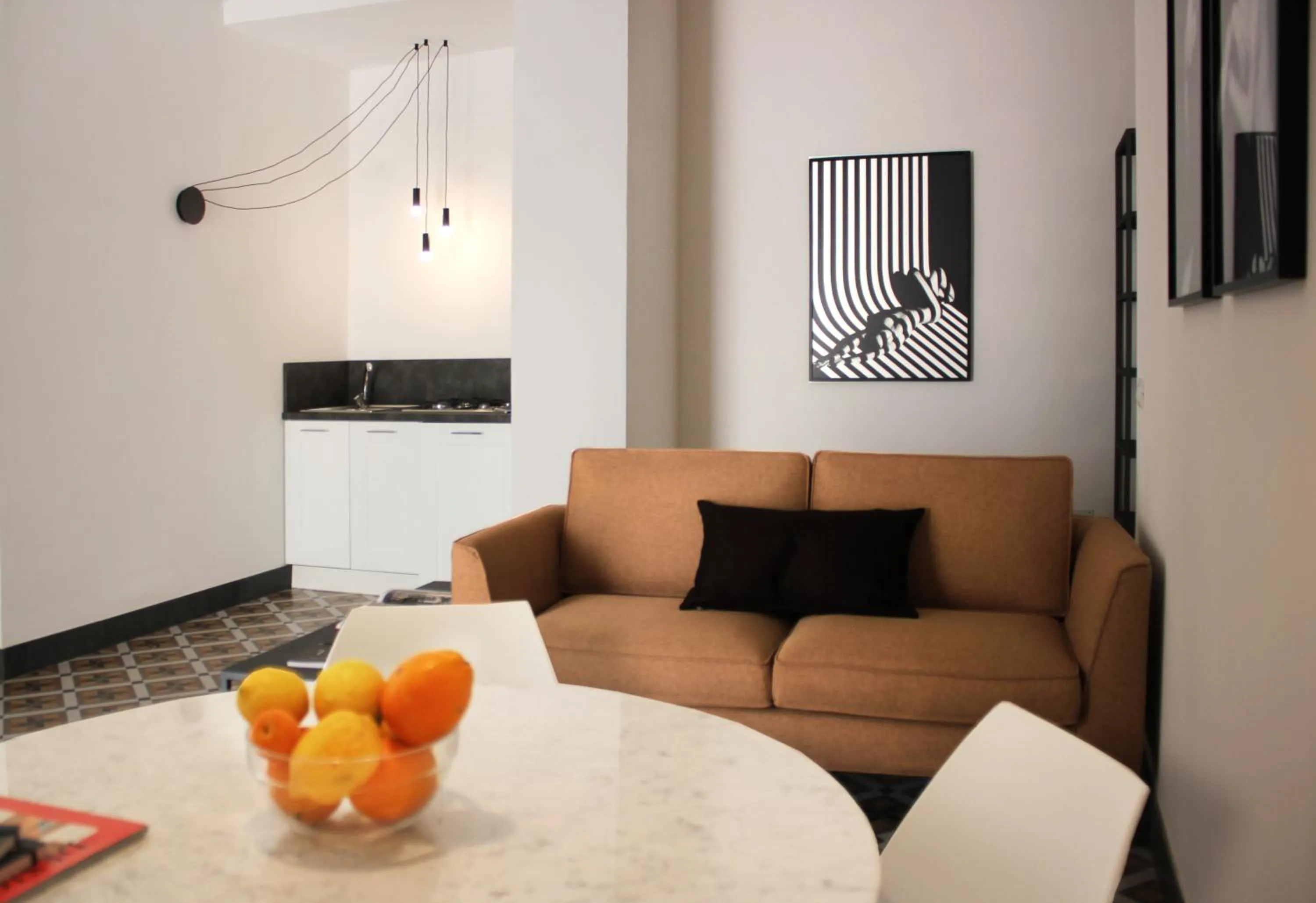 Living room in Isabella di Castiglia Apartments