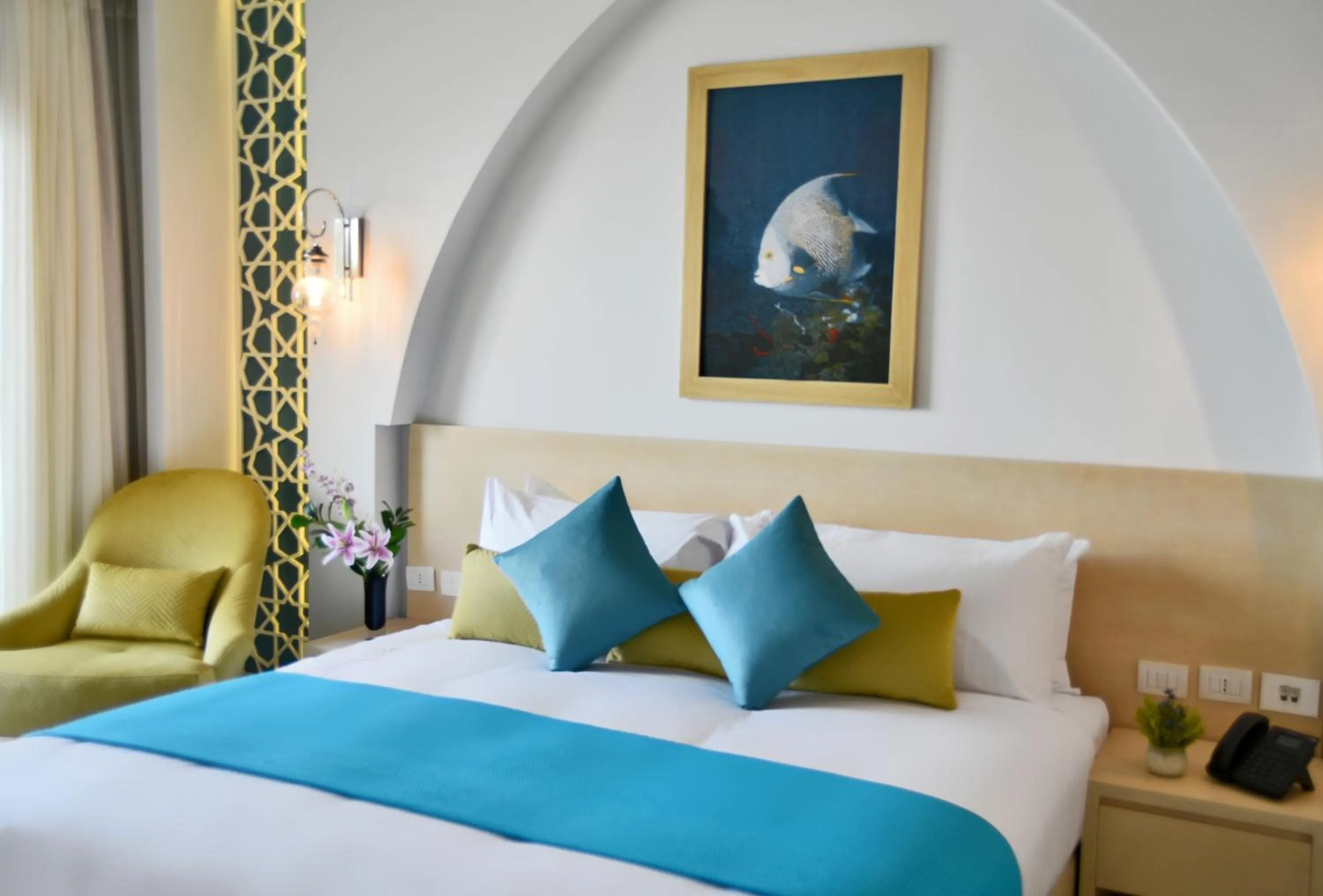 Bed in Hotelux La Playa Alamein