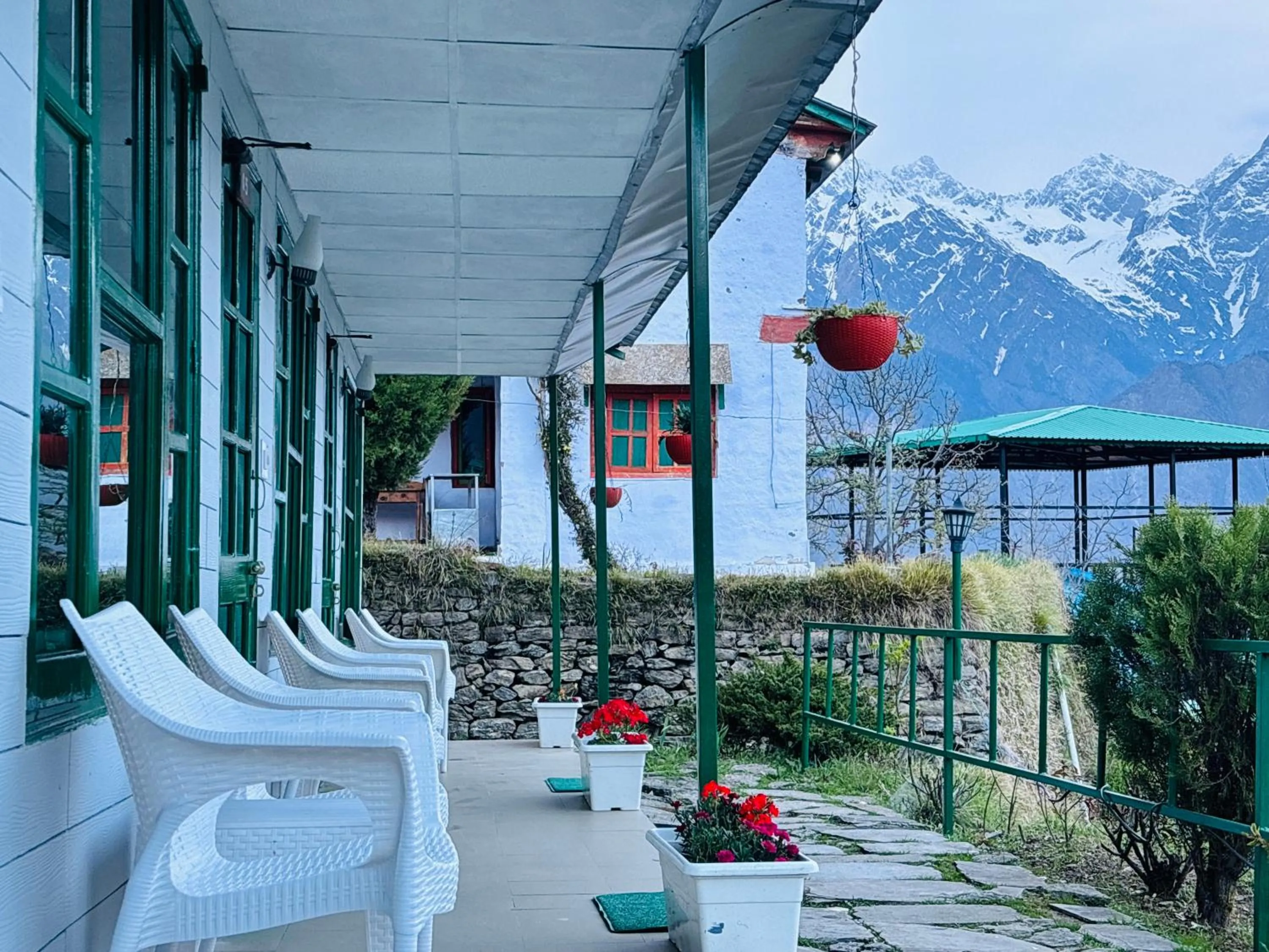View (from property/room) in Himalayan High, Auli, By Himalayan Eco Lodges