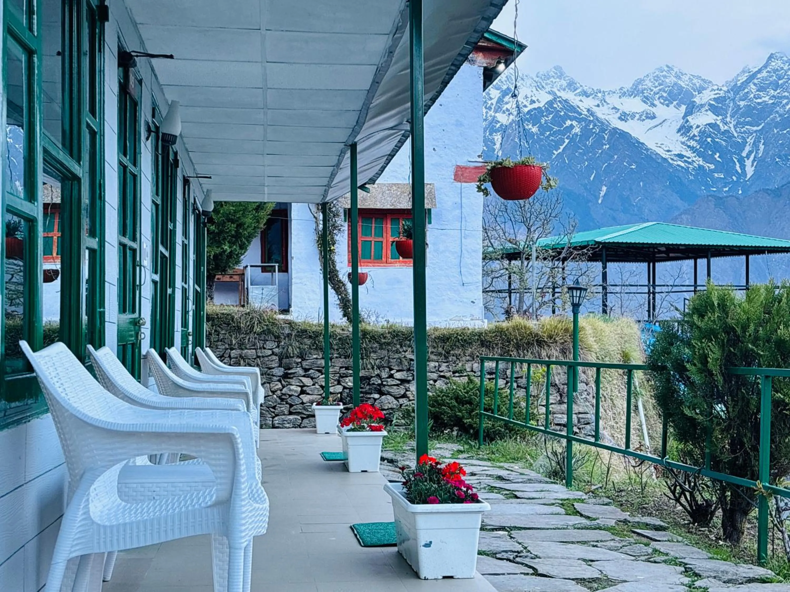 View (from property/room) in Himalayan High, Auli, By Himalayan Eco Lodges