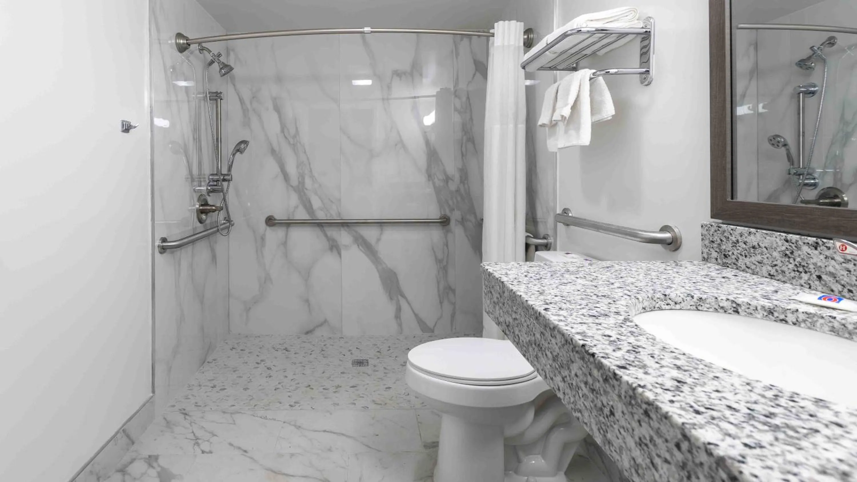 Shower in Motel 6 Hickory NC