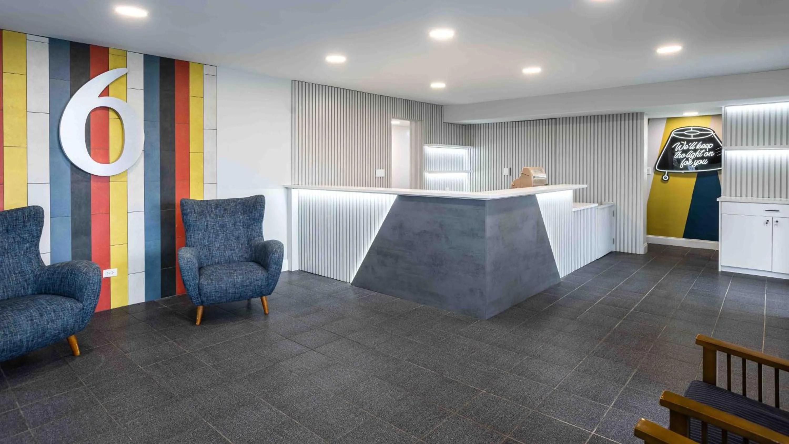 Lobby or reception in Motel 6 Hickory NC