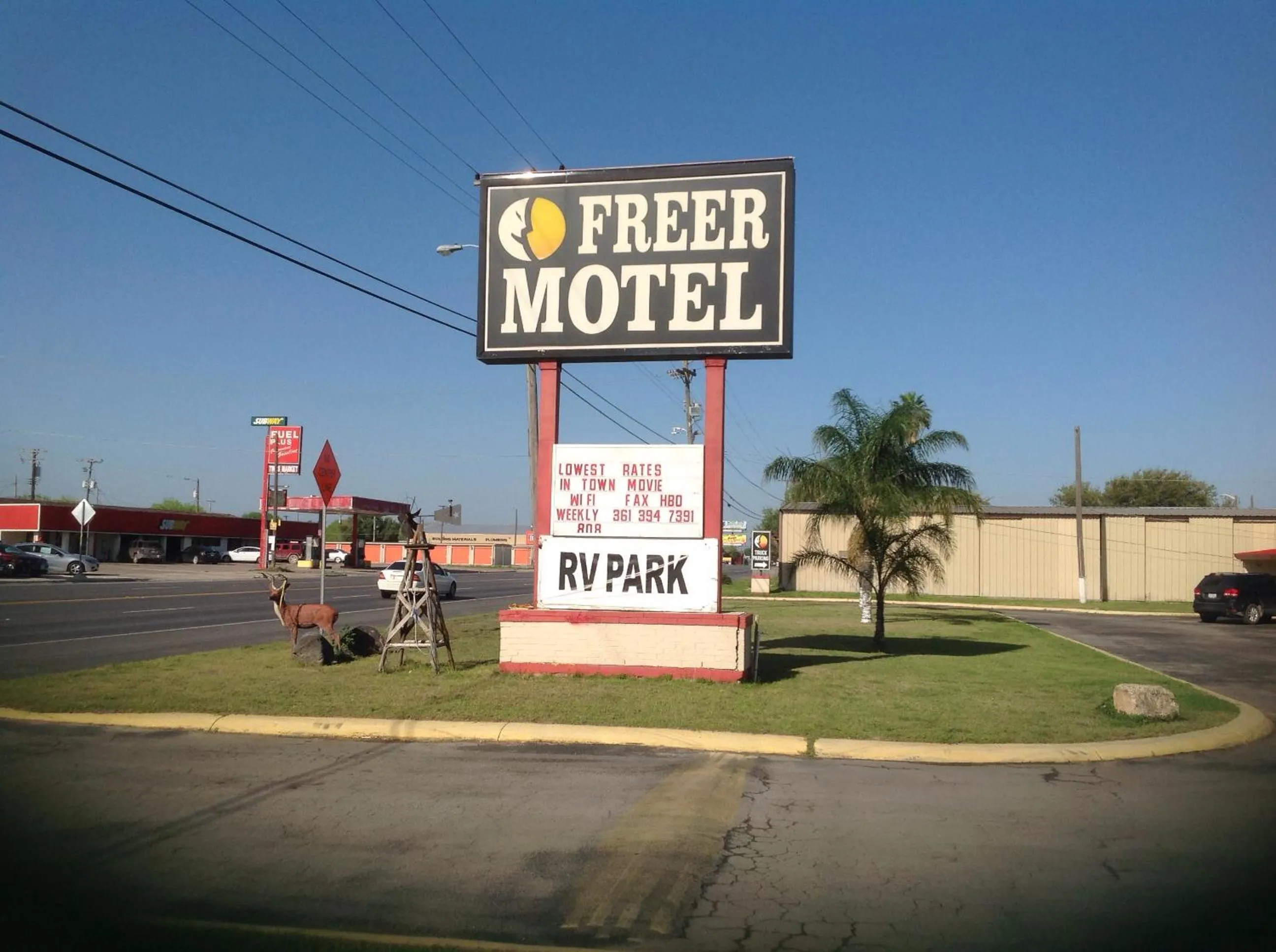 Street view in Freer Motel
