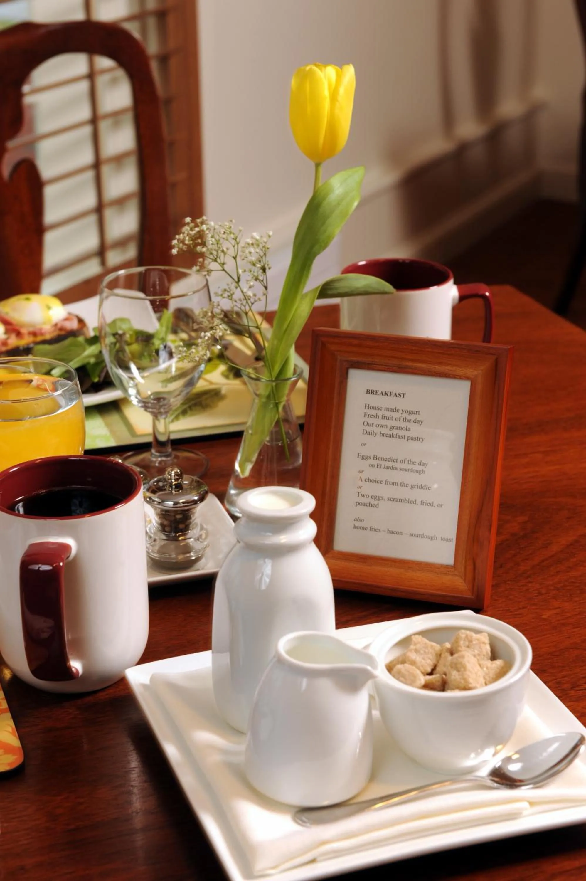 Food close-up in Deerfield Inn