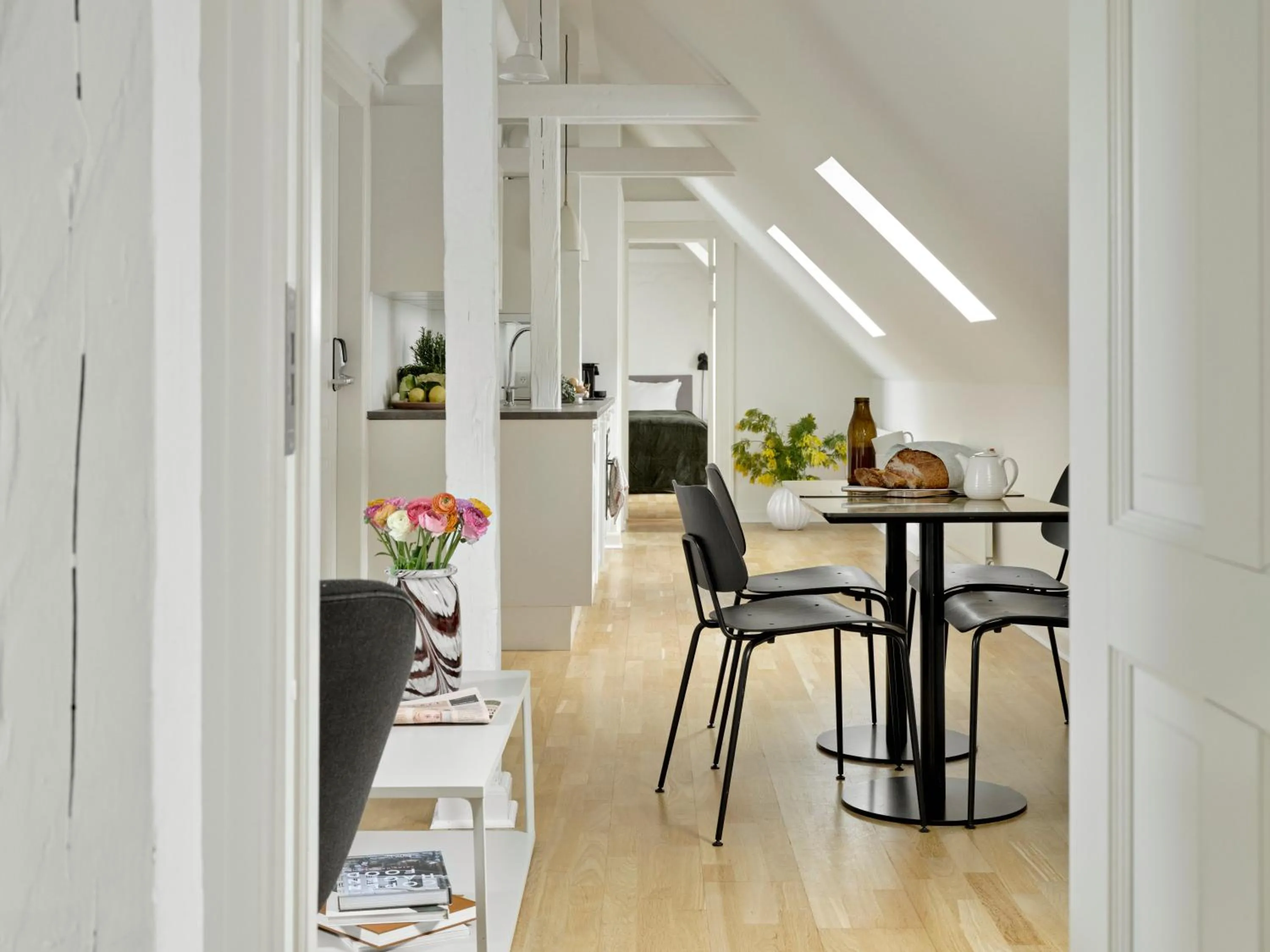 Living room in Rosenborg Hotel Apartments