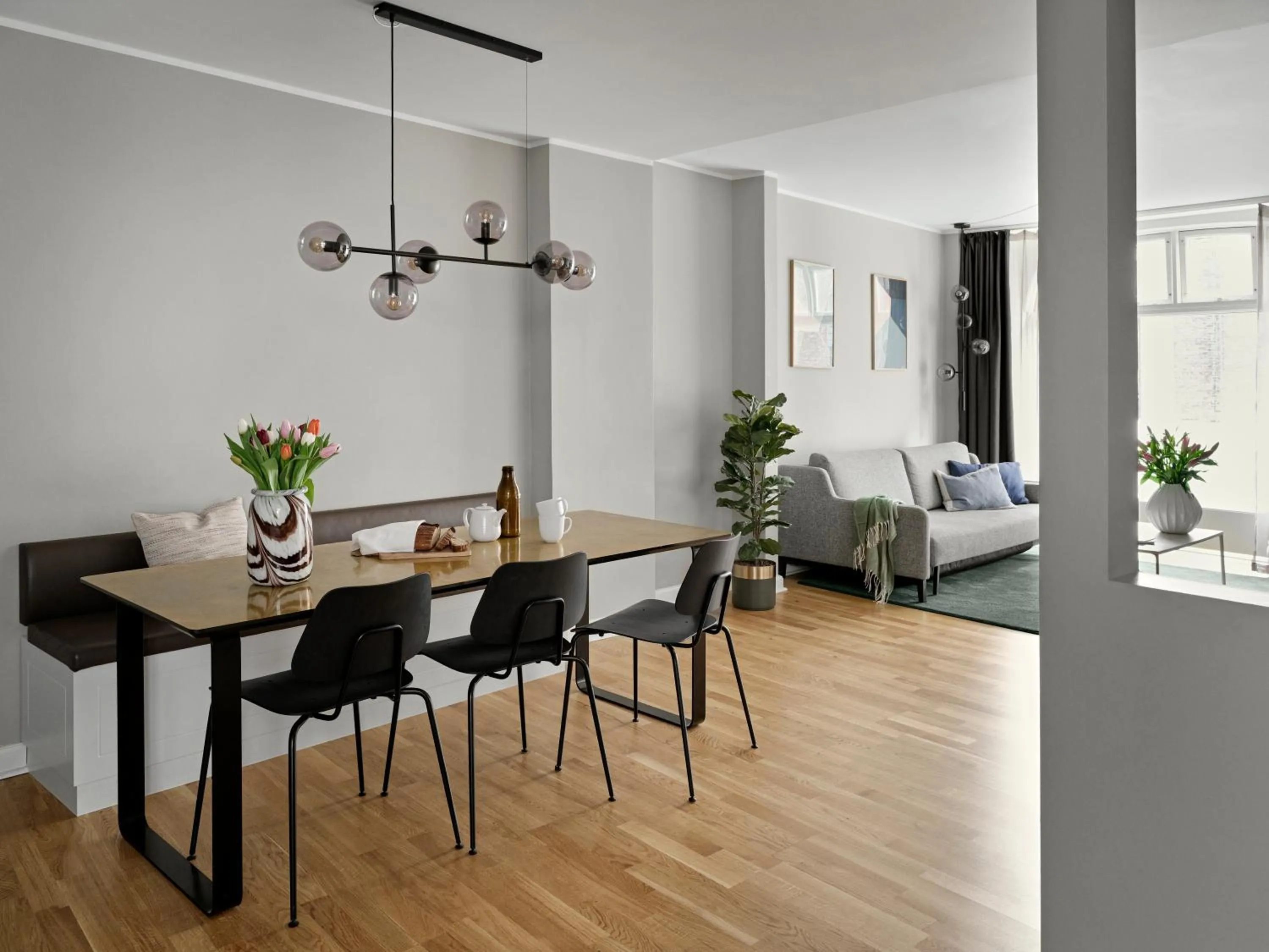 Living room in Rosenborg Hotel Apartments