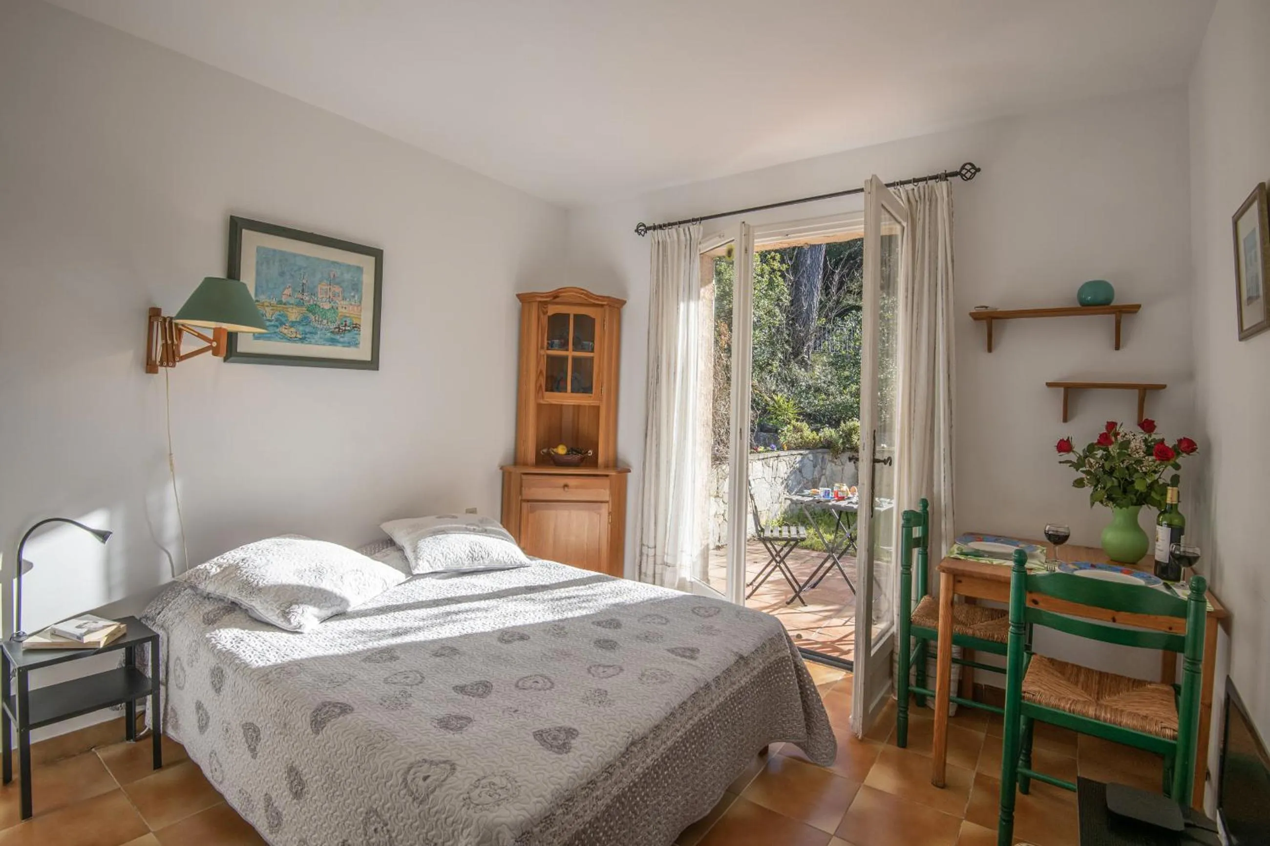 Bed in Le Mas des Gardettes