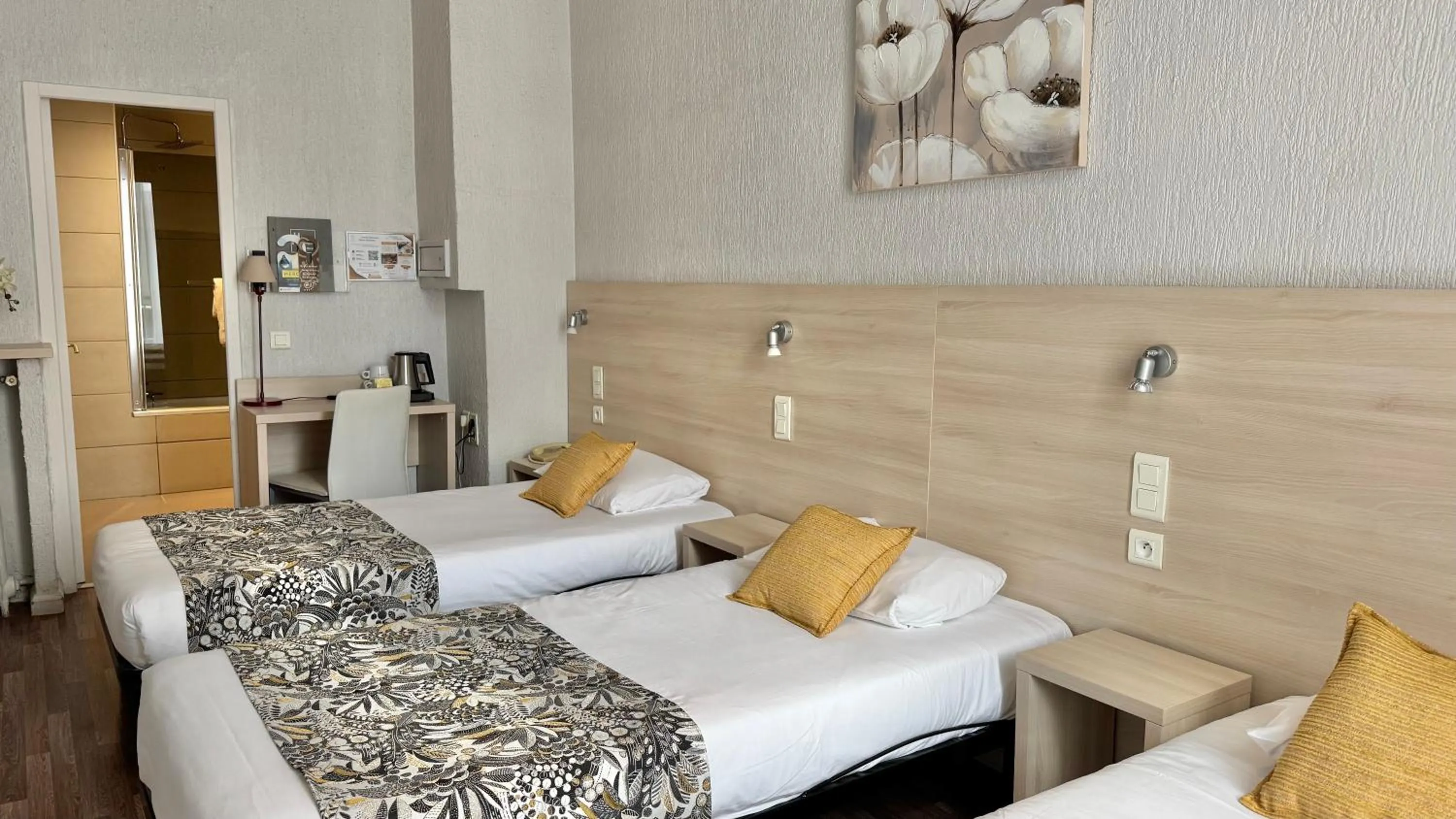 Photo of the whole room, Bed in Hôtel Helvétique