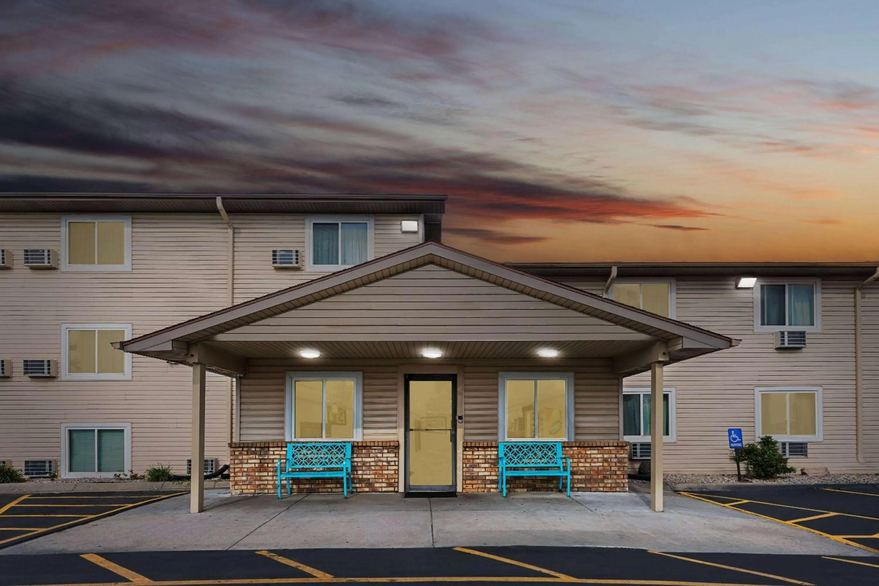 Property building in Super 8 by Wyndham Council Bluffs IA Omaha NE Area