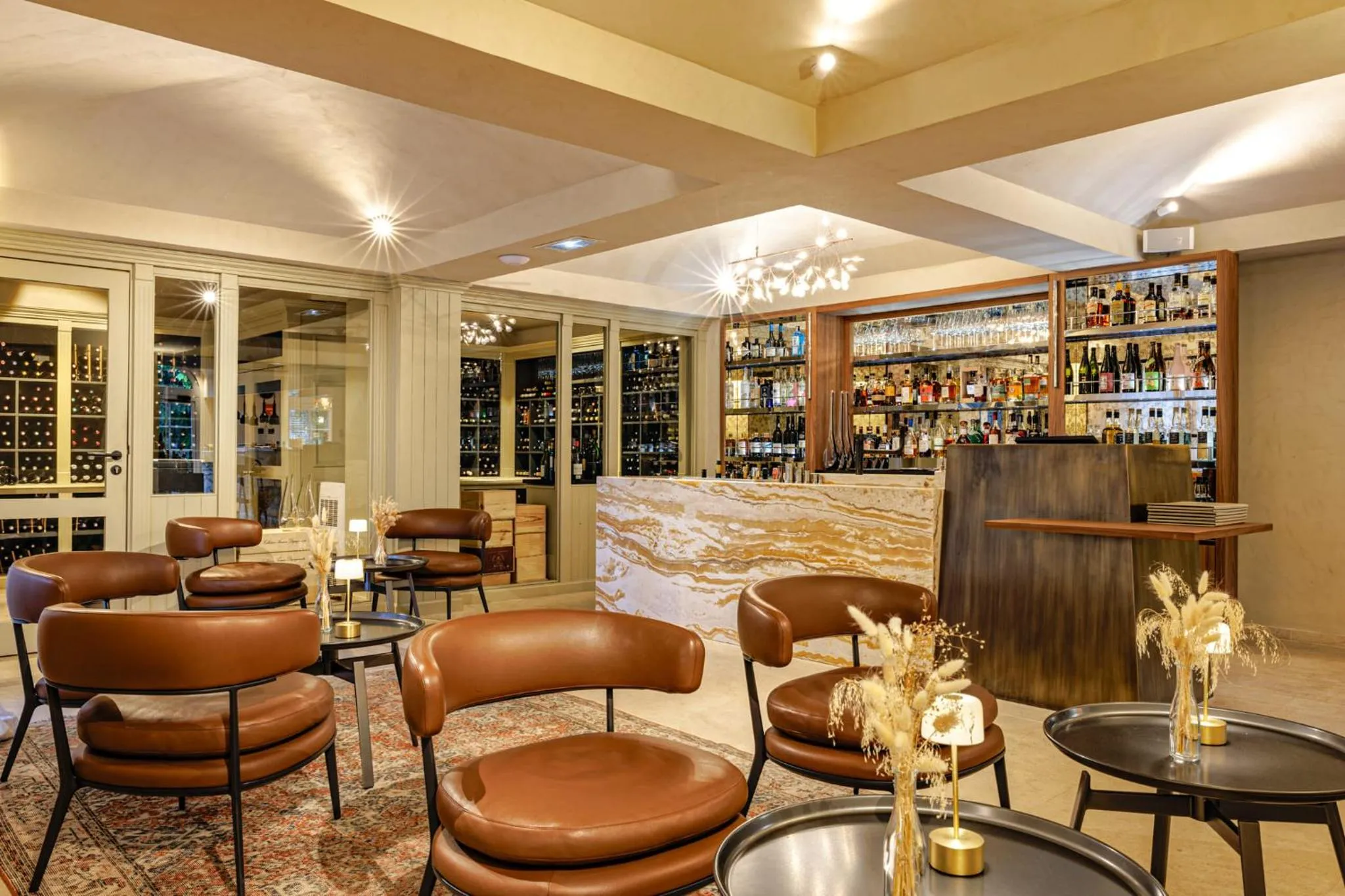 Lounge or bar in Les Etangs de Corot