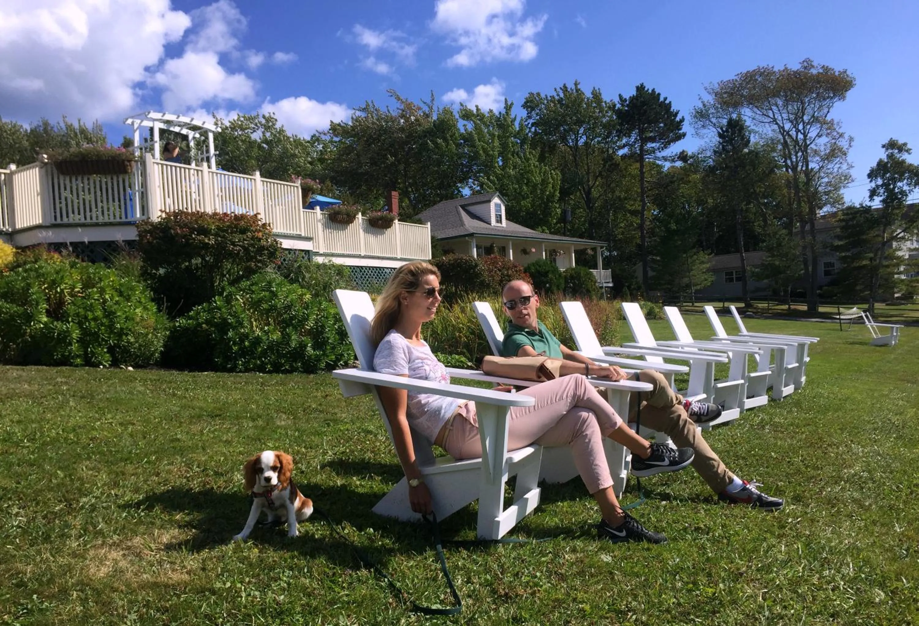 Garden in Spruce Point Inn Resort and Spa