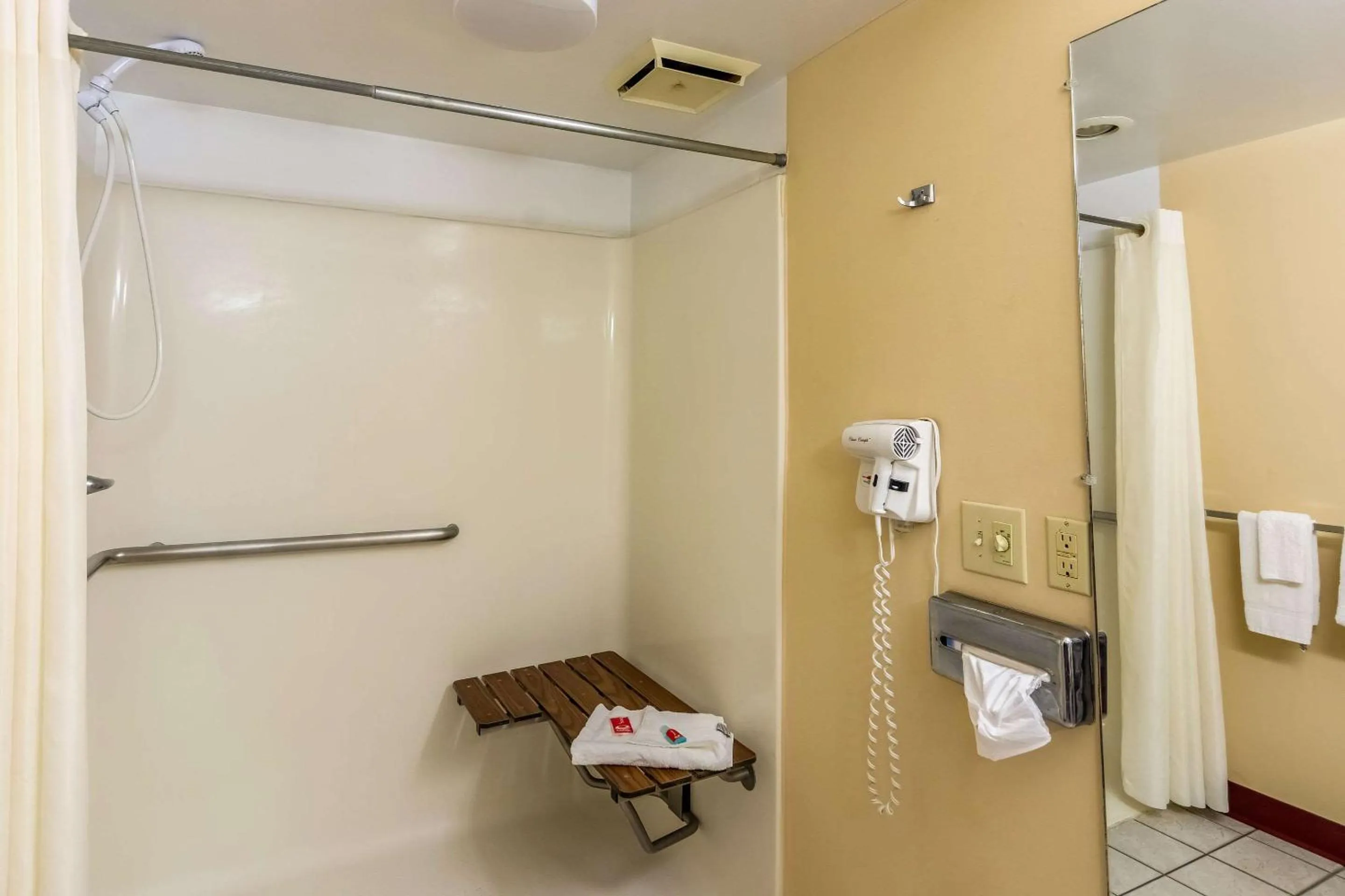 Bathroom in Econo Lodge East Staunton