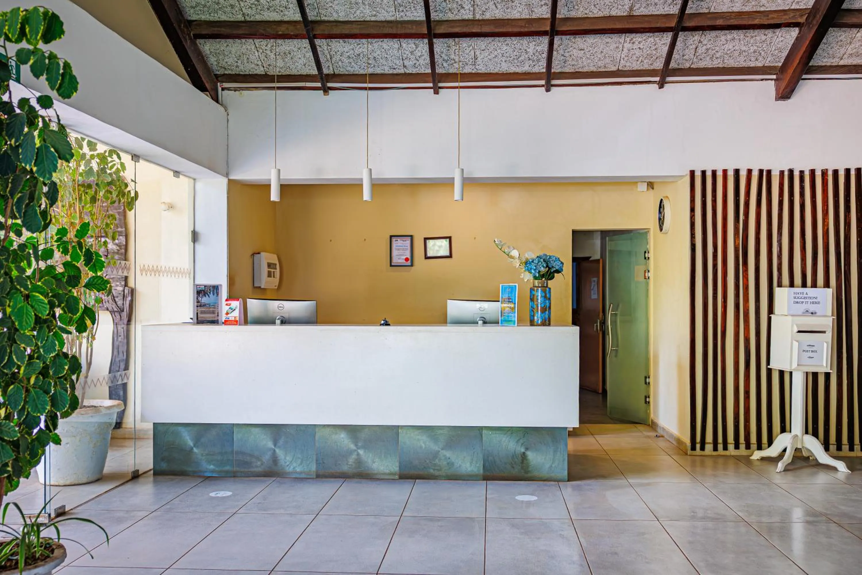 Lobby or reception in Sunset Beach Hotel