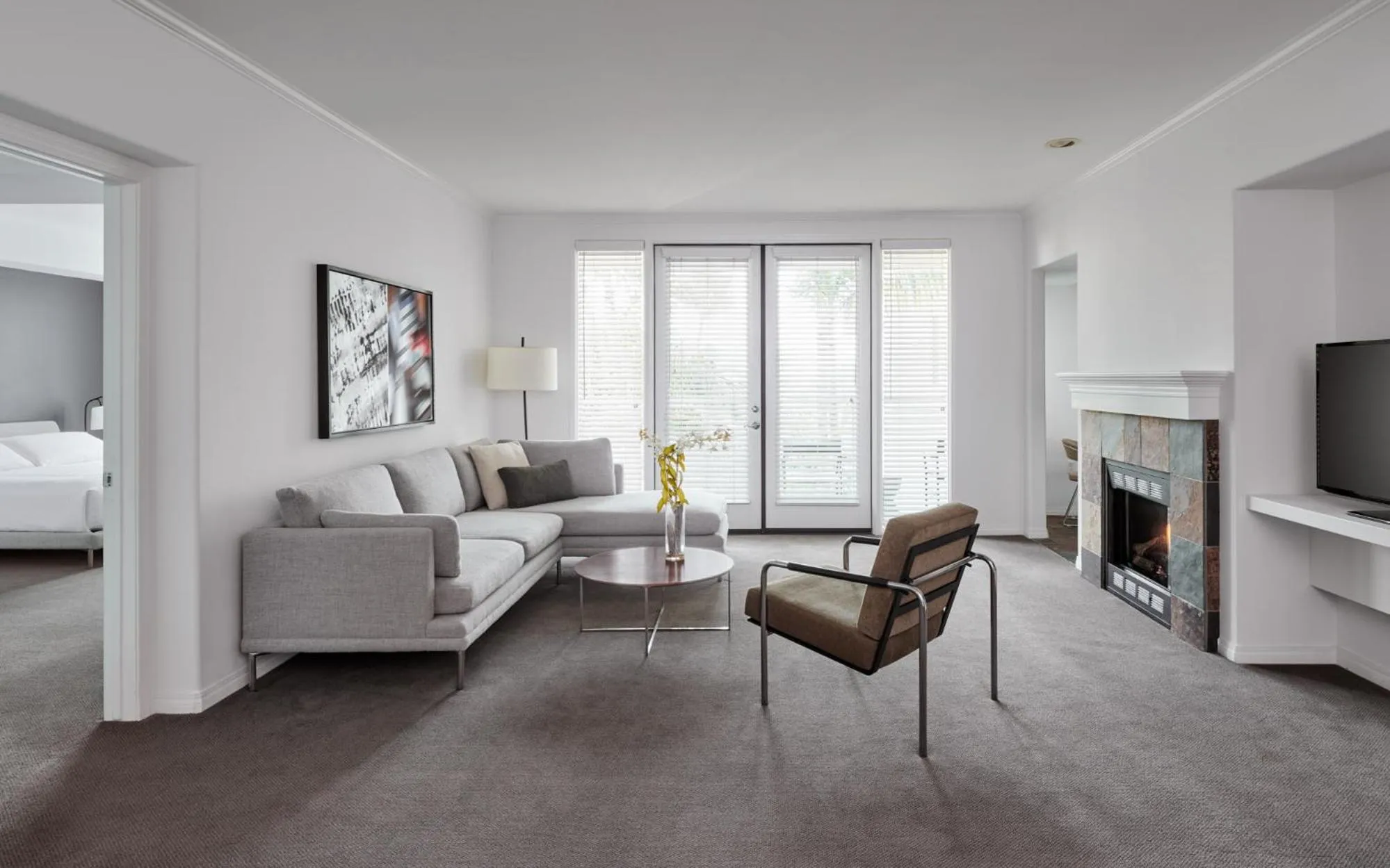 Living room, Bed in AKA Beverly Hills