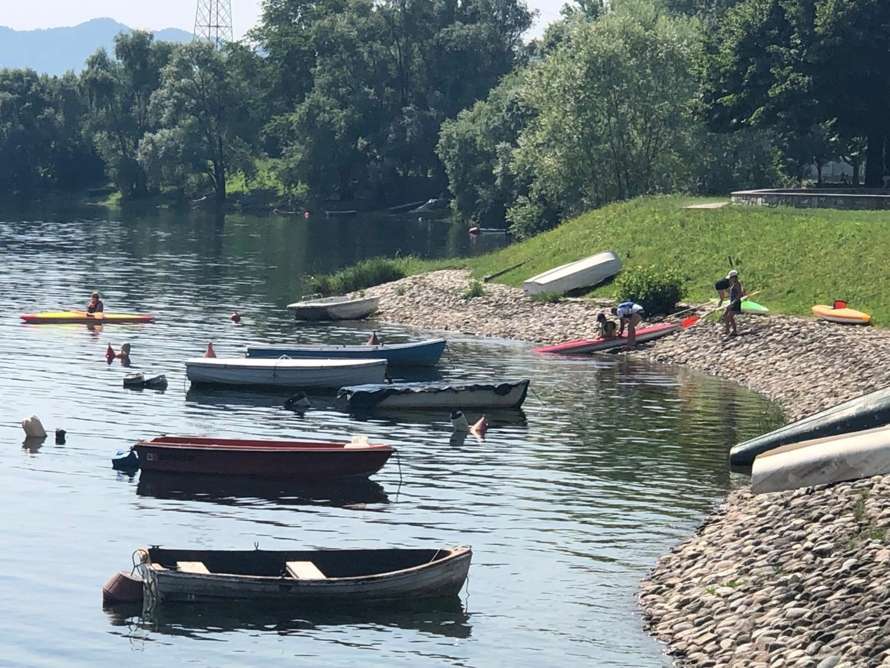 Garden view in BlueLake Inn