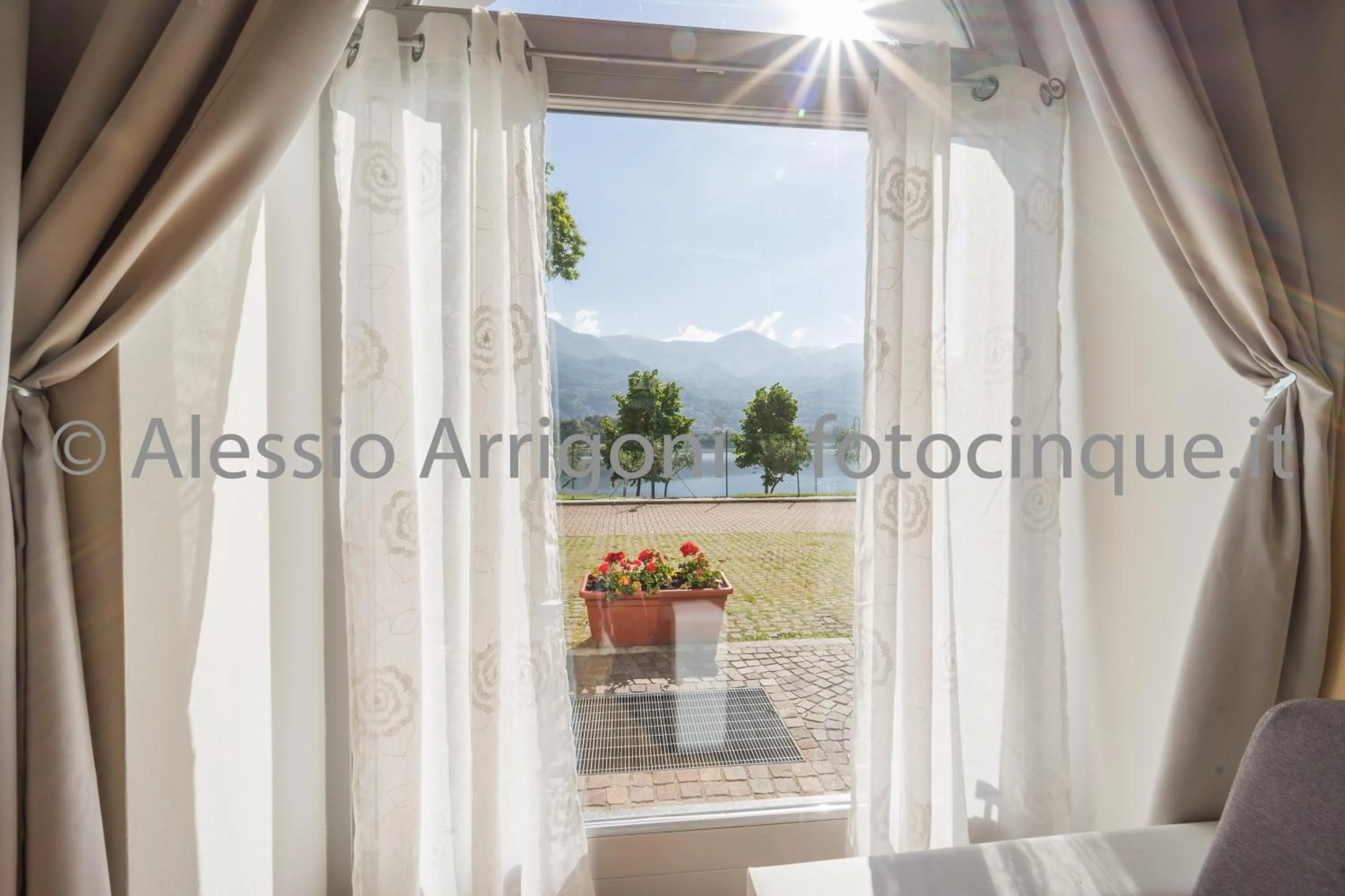 Garden view in BlueLake Inn