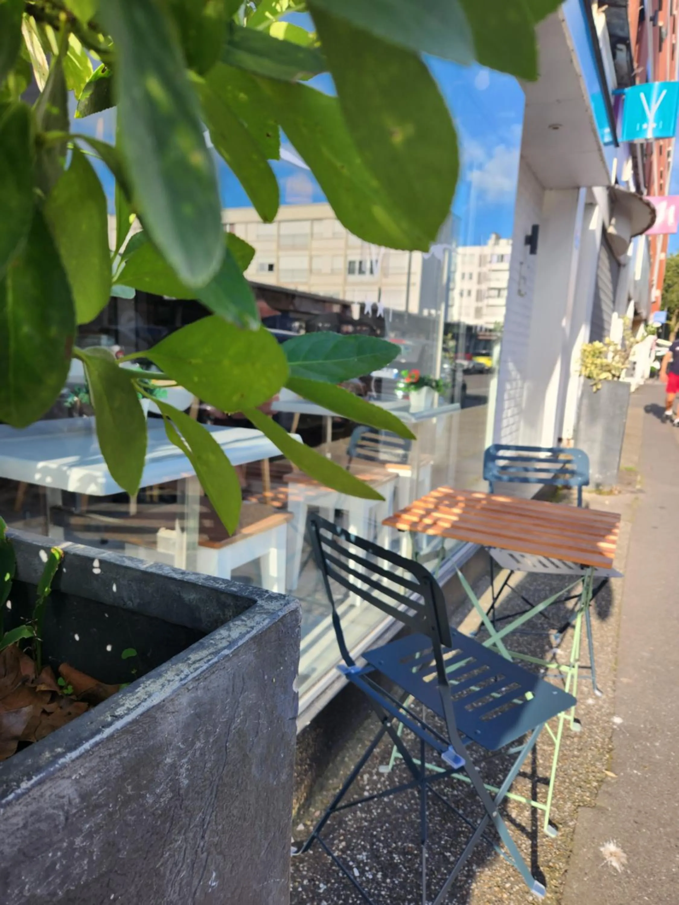 Patio in Hôtel Le Petit Vatel - Centre ville & Plage