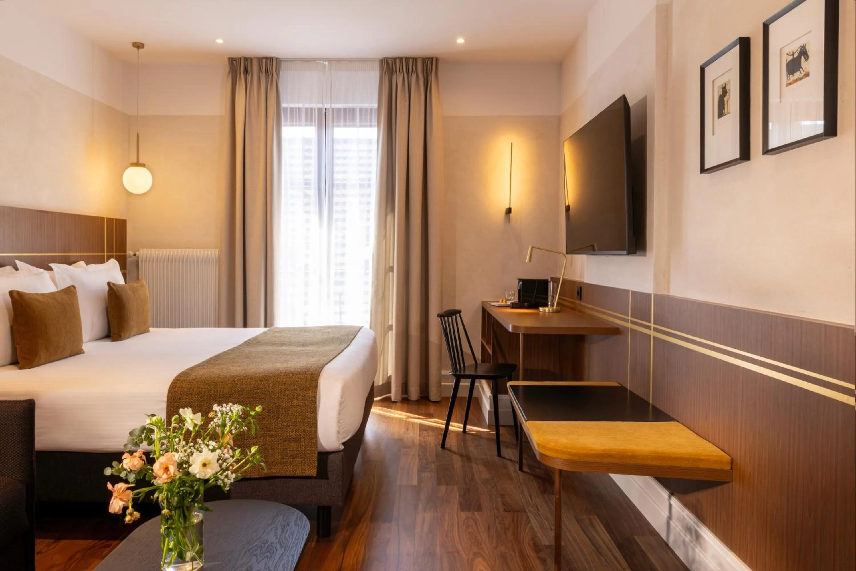 Bedroom, Bed in Hotel Le Colombier