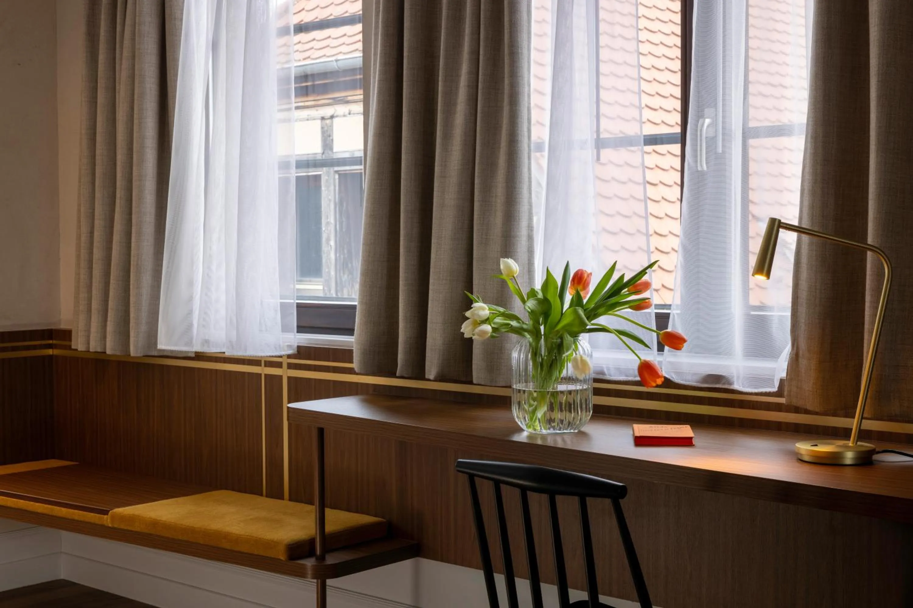 Seating area in Hotel Le Colombier